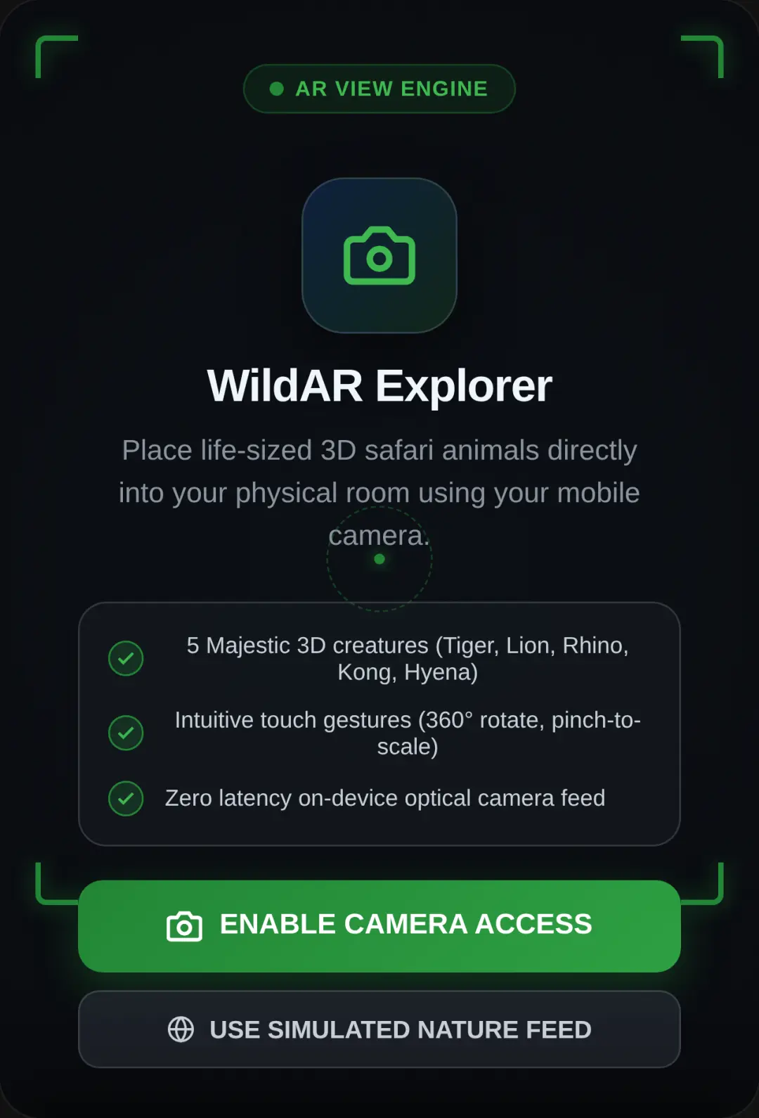 WildAR - 3D Wildlife Experience cover