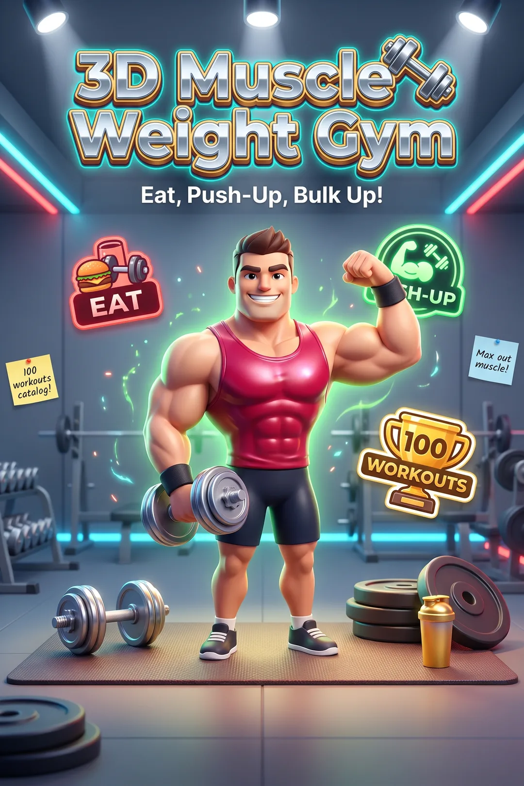 3D Muscle & Weight Gym #