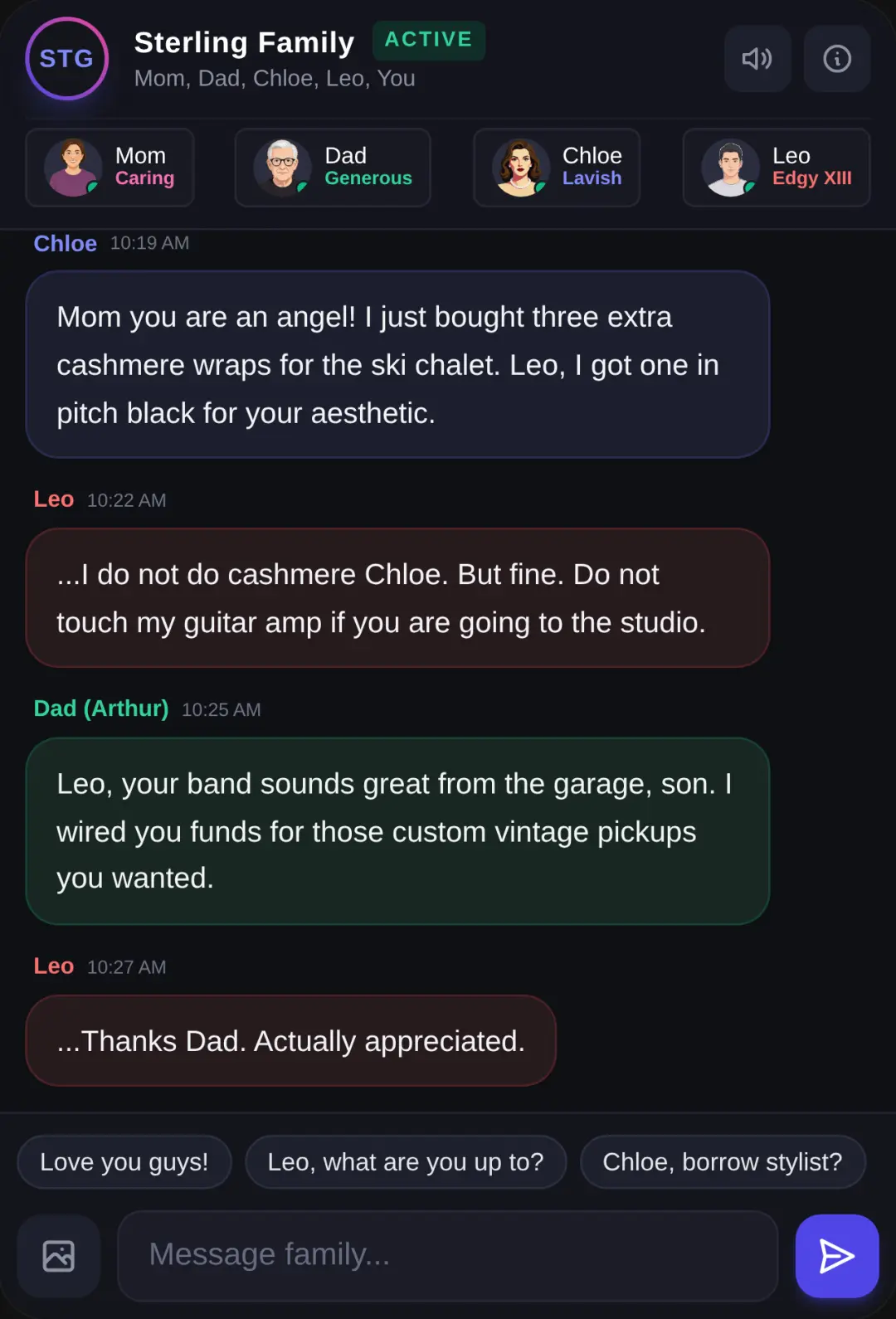 Sterling Family Chat cover