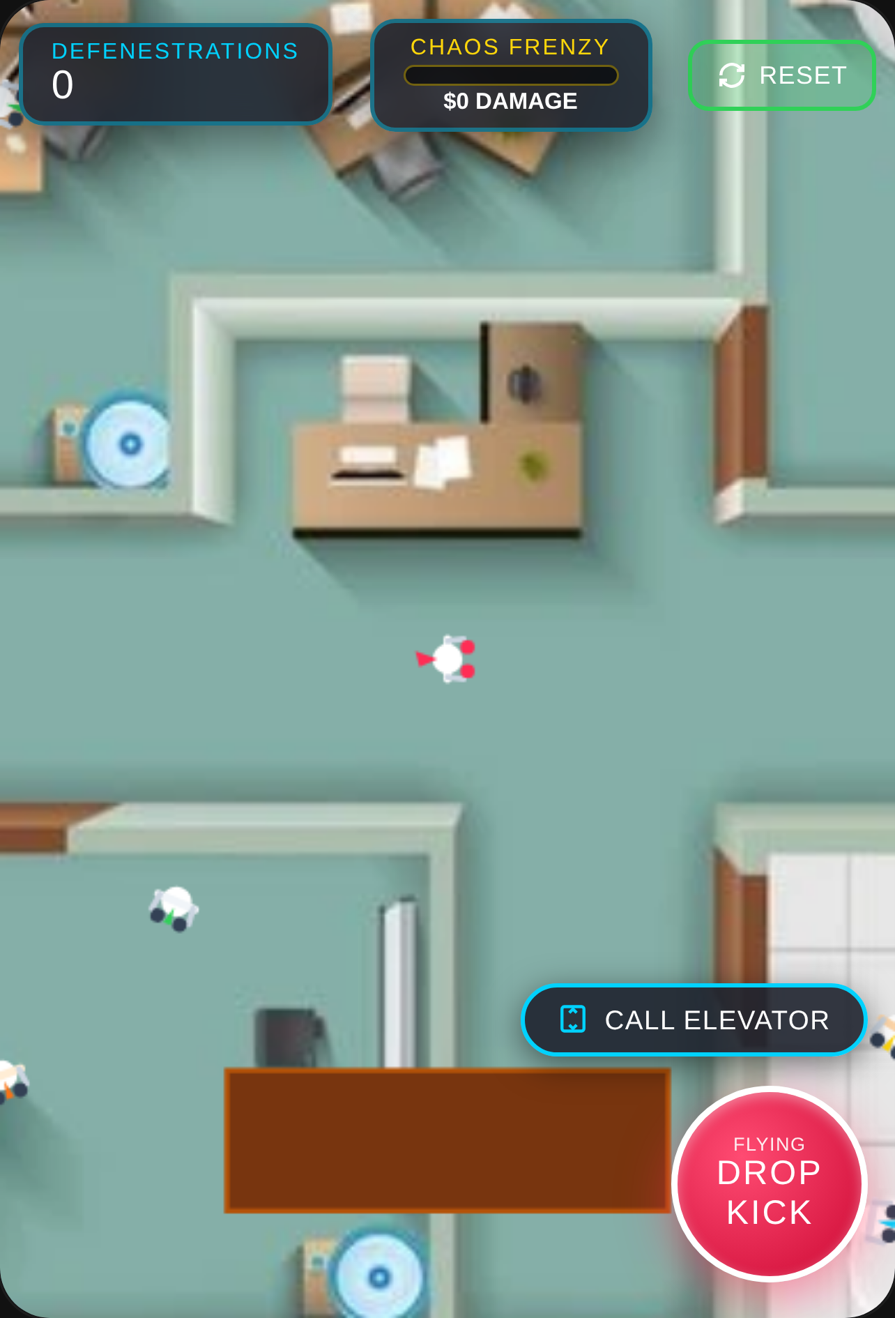 Office Drop Kick - Stickman Ragdoll Sandbox cover