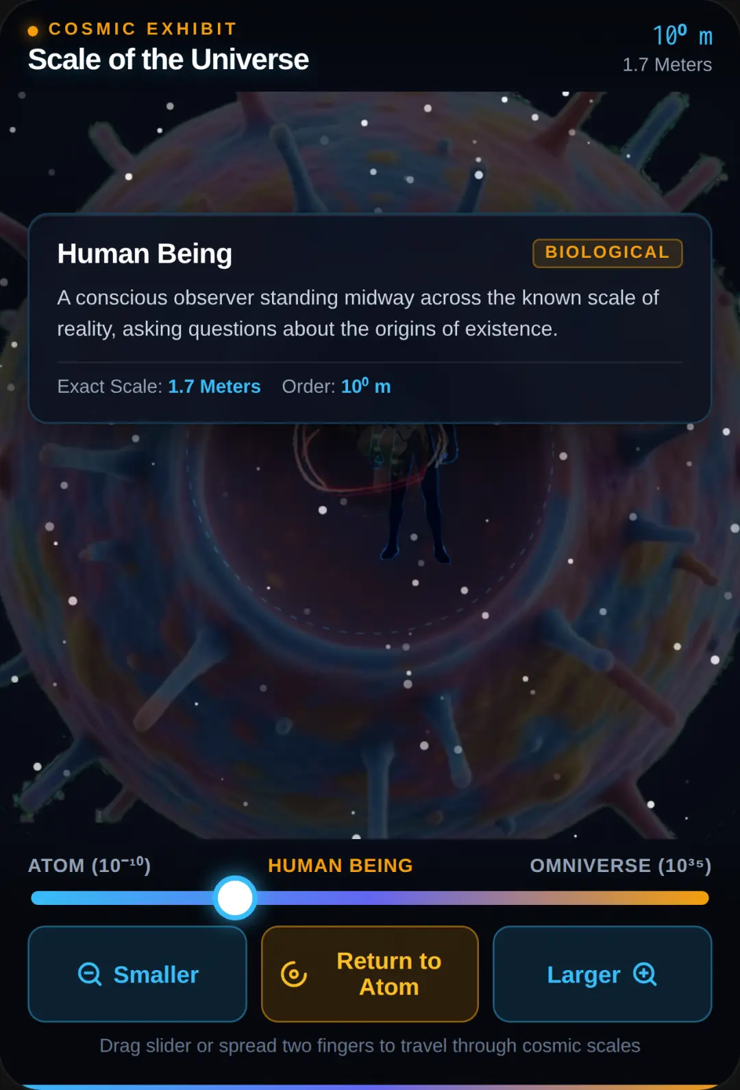 Cosmic Scale Exhibit cover