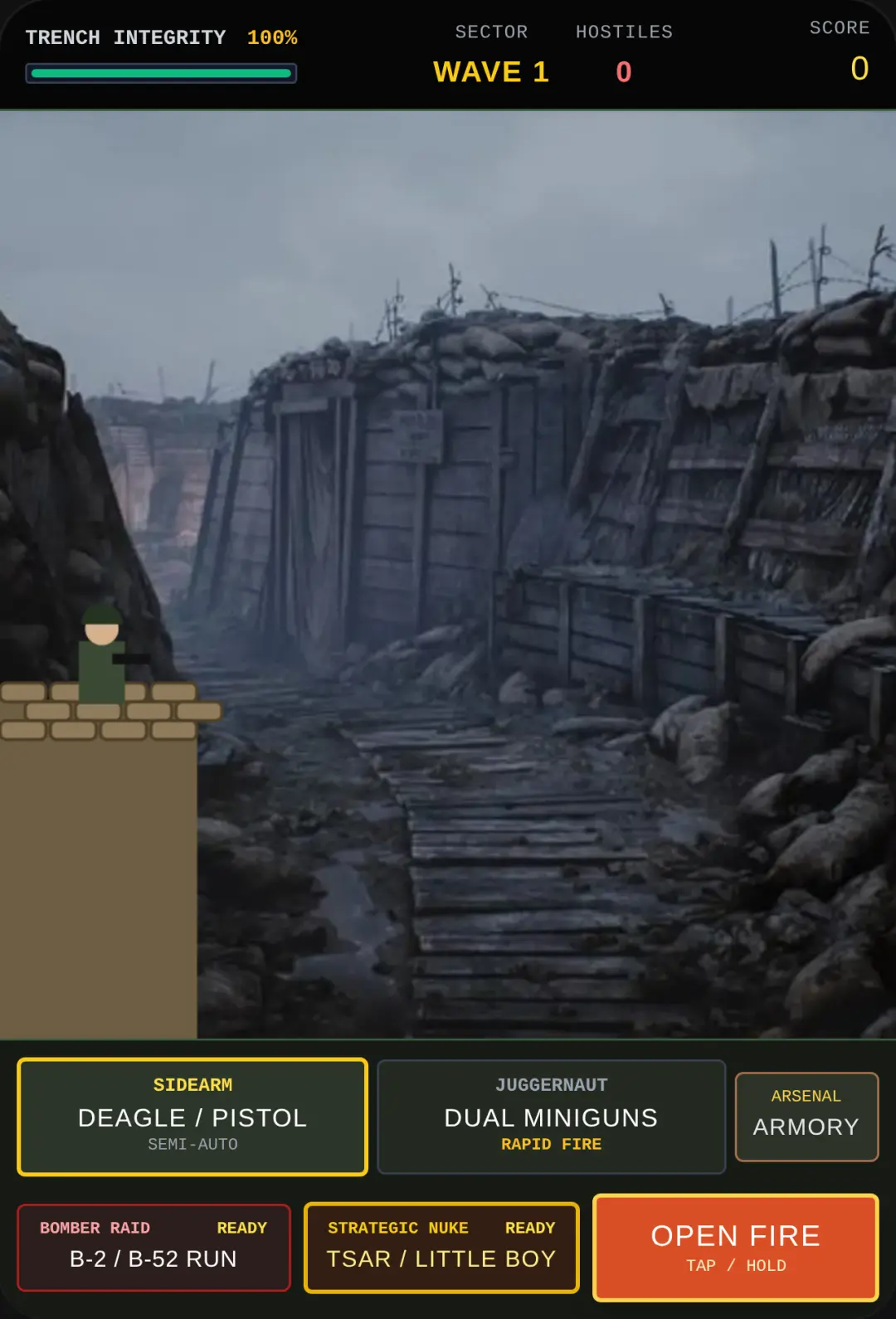 WWII Trench Defense: Strategic Strike cover