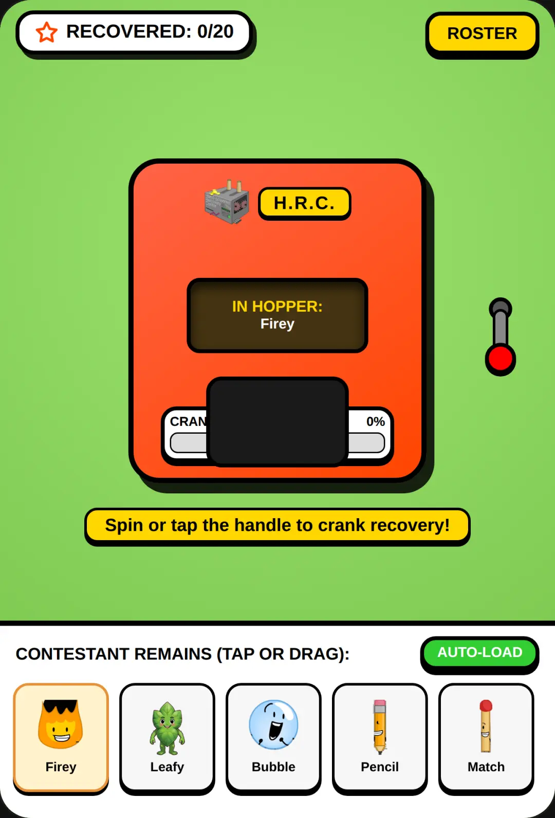 BFDI Hand-Powered Recovery Center cover