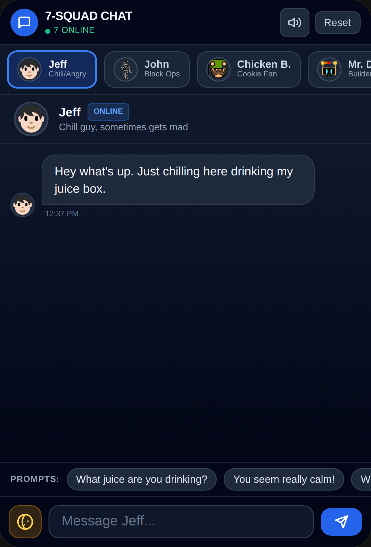 Seven Squad Chat Simulator cover
