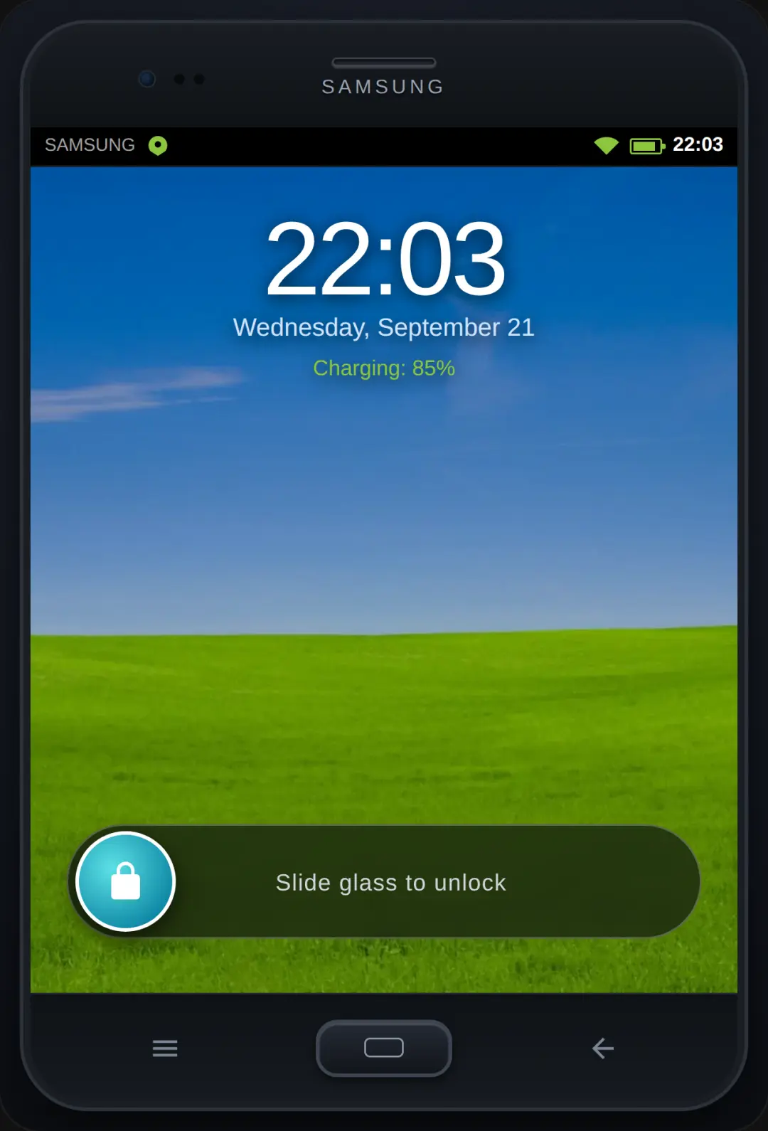Samsung Galaxy S II - TouchWiz Simulator cover