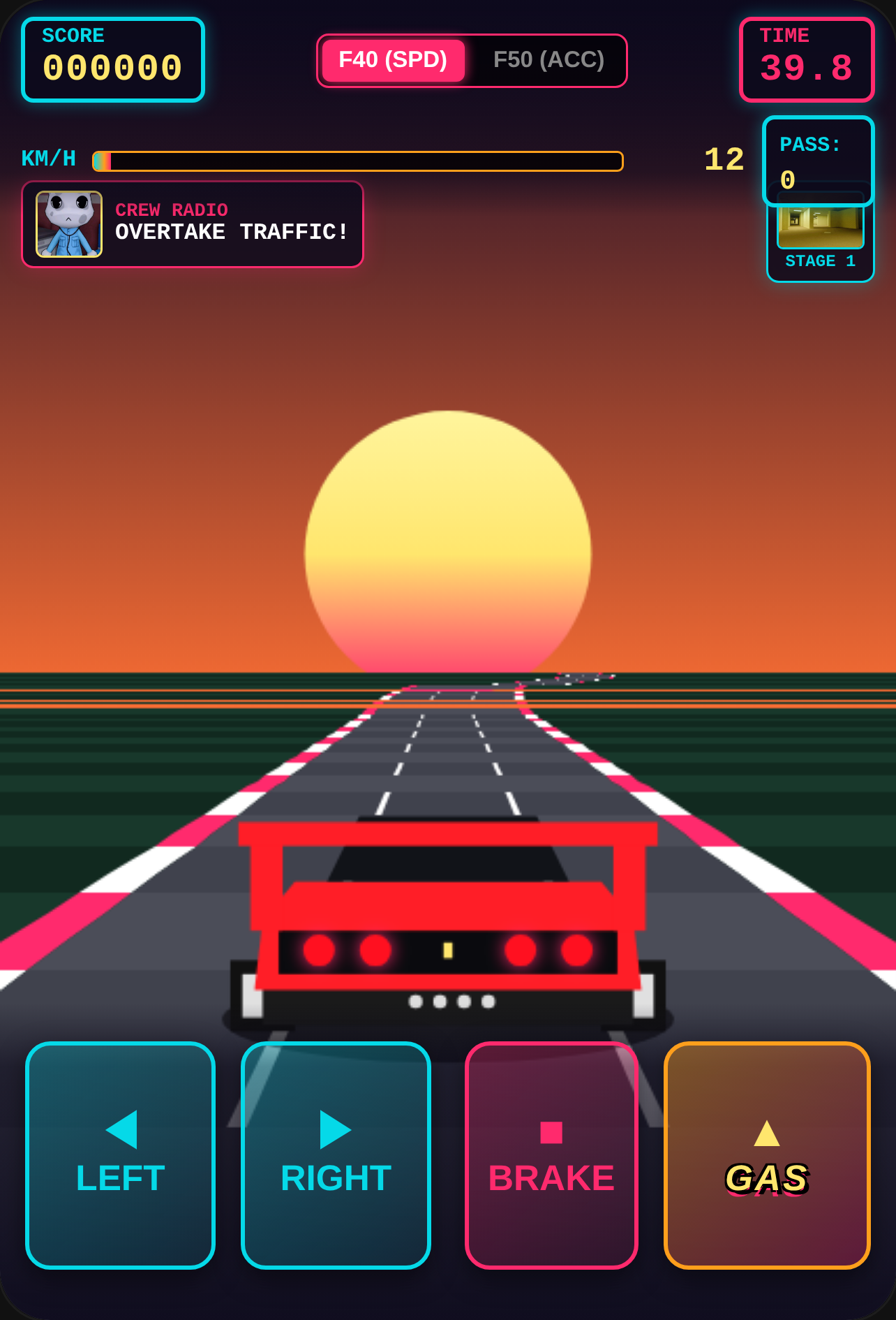 OUT RUN CLASSIC - FERRARI F40 & F50 cover