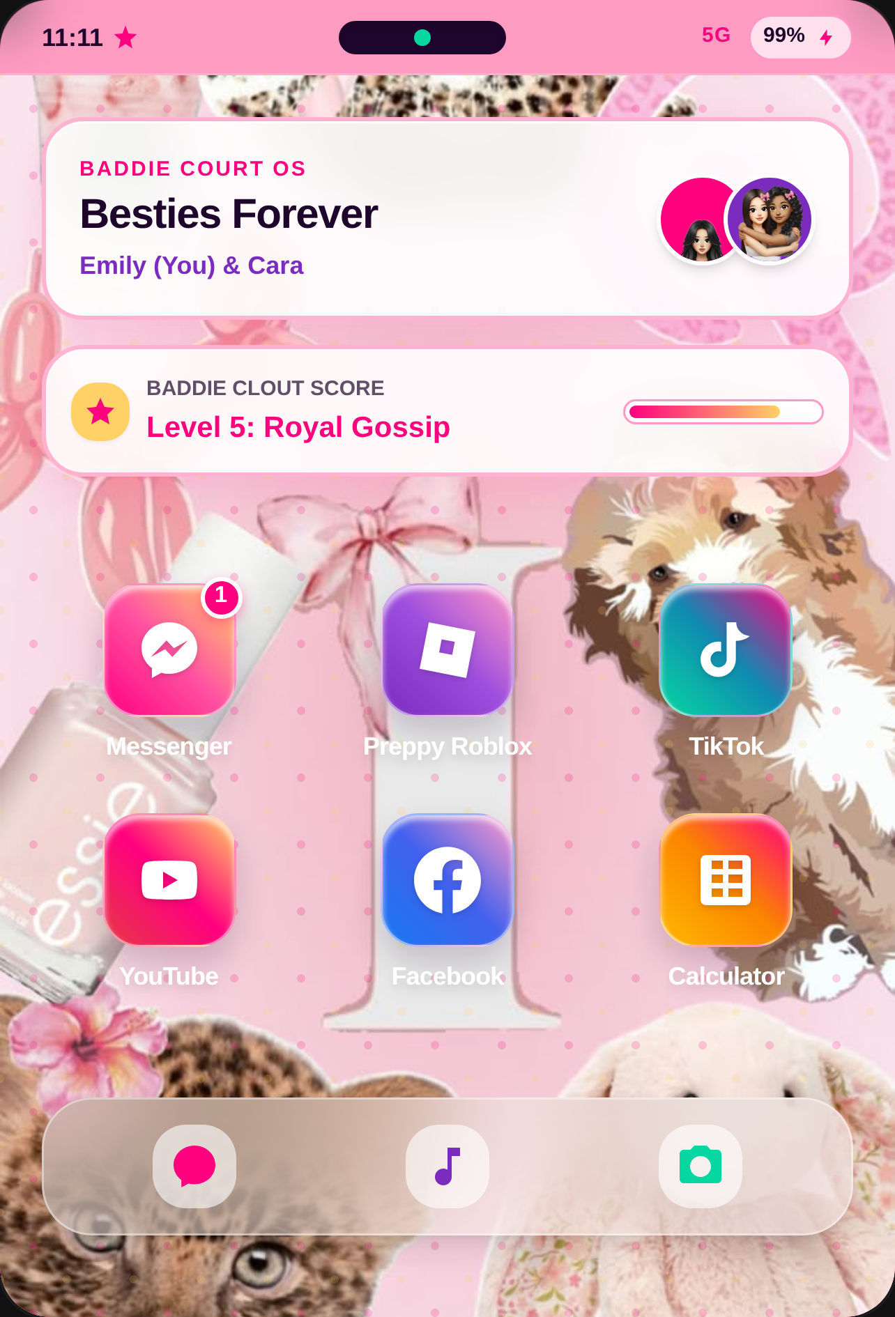 Emily and Cara - Preppy Baddie Phone cover