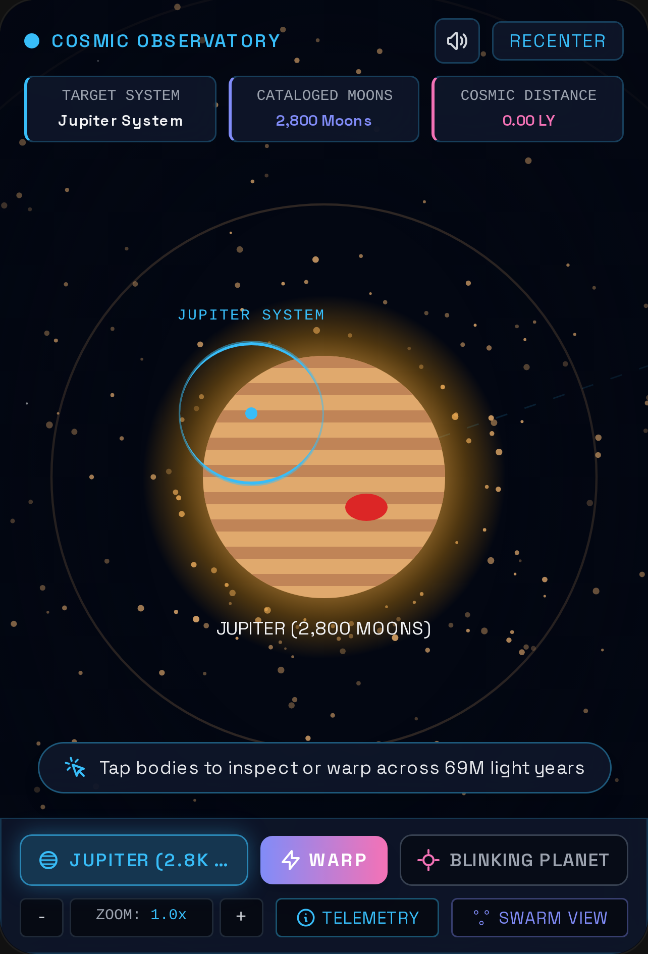 Cosmic Observatory: Jupiter & The Blinking Planet cover