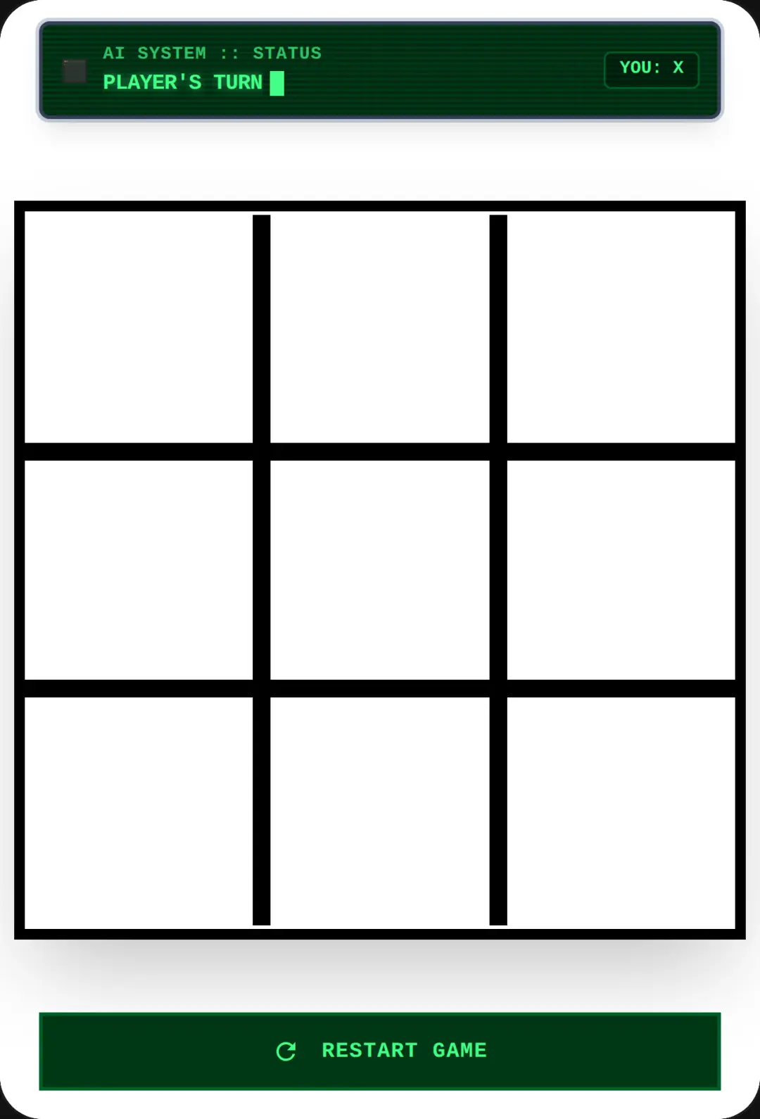 Tic-Tac-Toe AI Wery hard AI cover