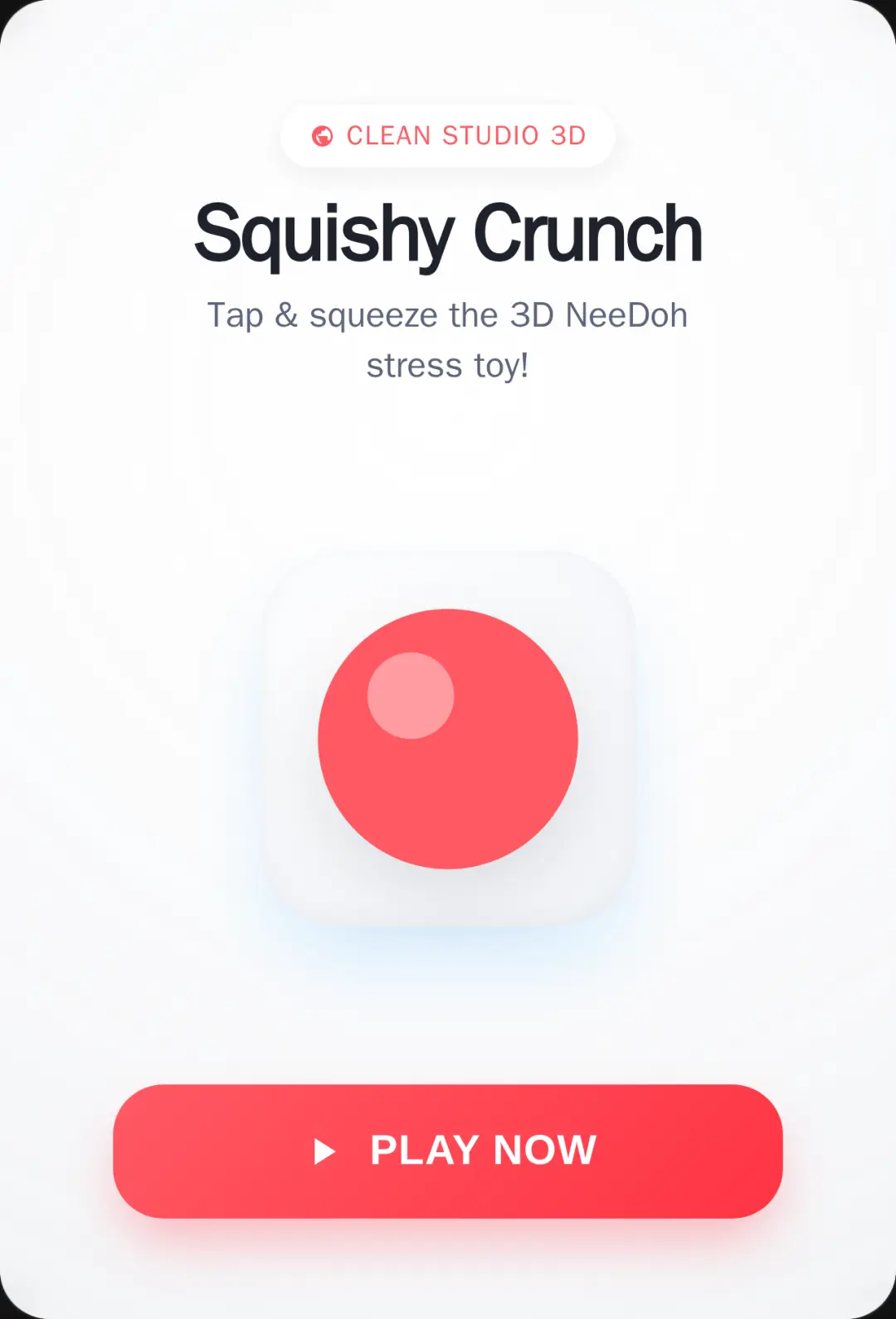 Squishy Crunch - 3D NeeDoh cover