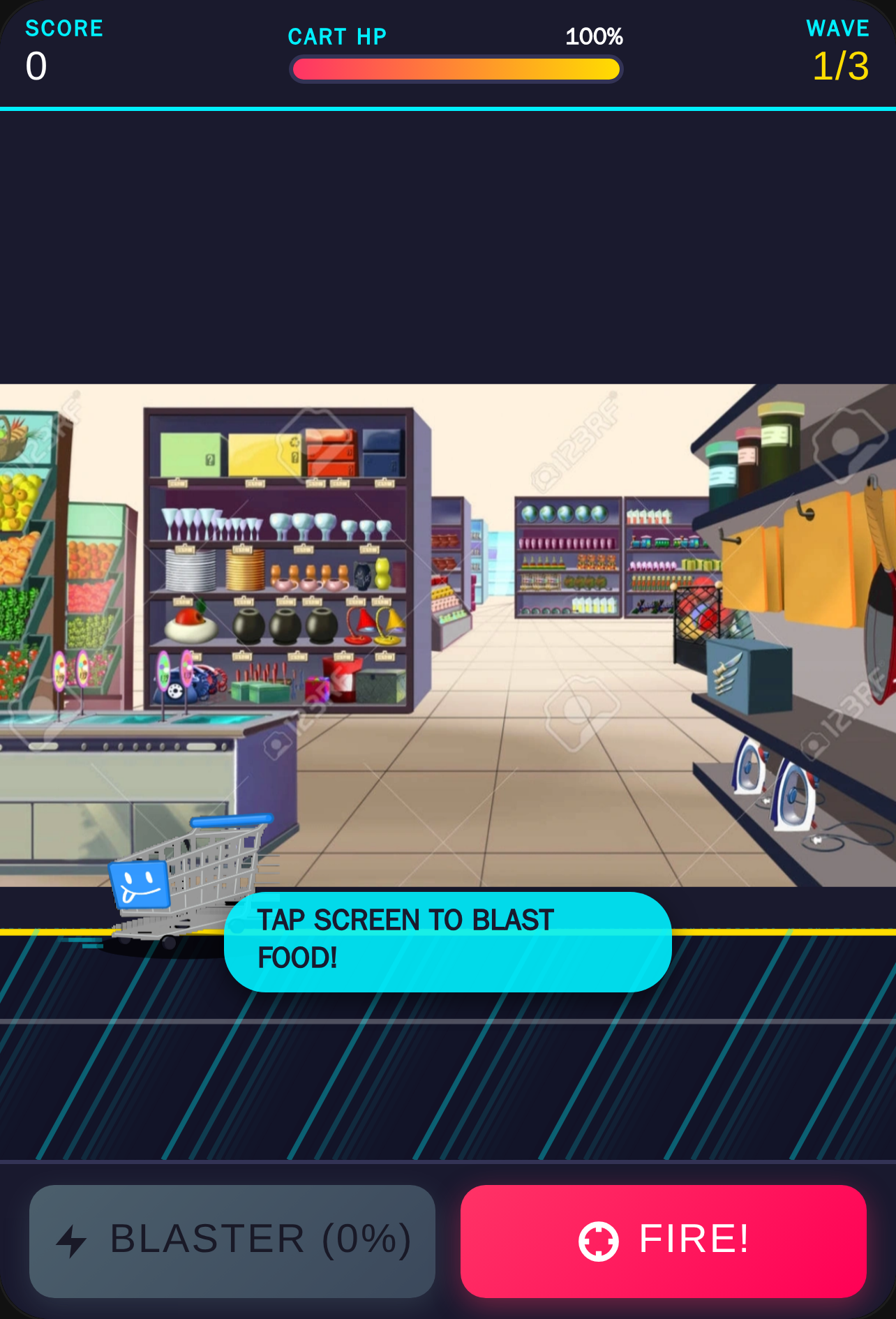 Grocery Cart Blaster cover