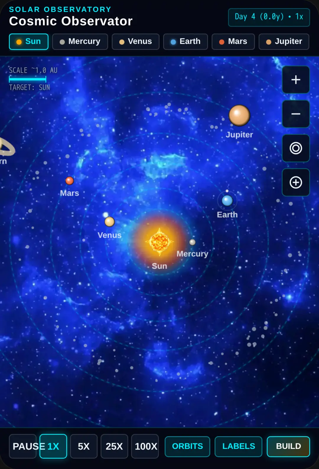 Cosmic Observator: Solar System Simulator cover
