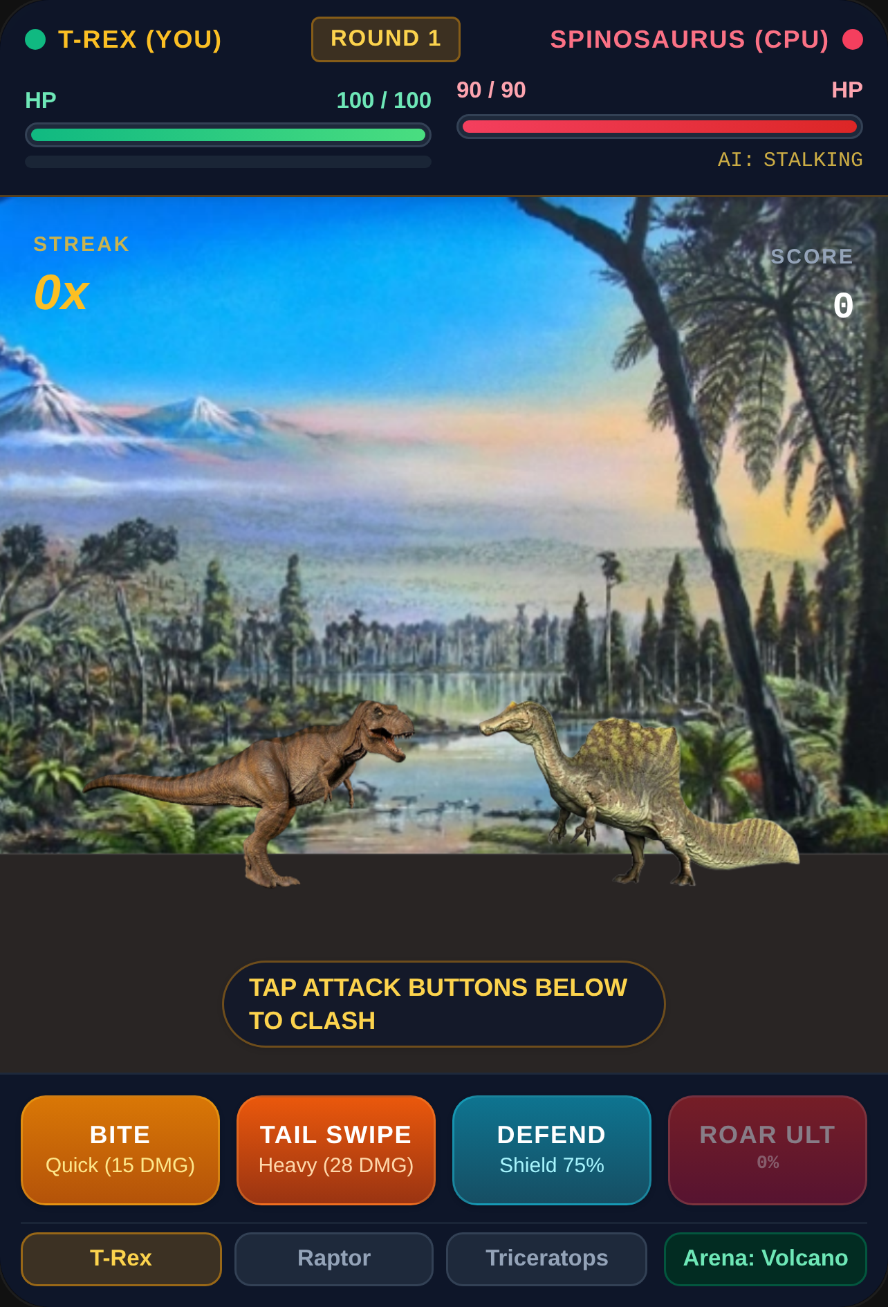 Dino Clash: Jurassic Fight Arena cover