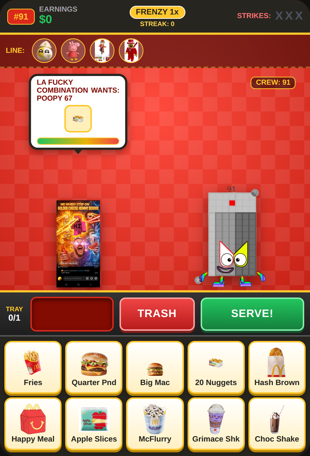 Numberblocks 91: McDonald's Rush cover