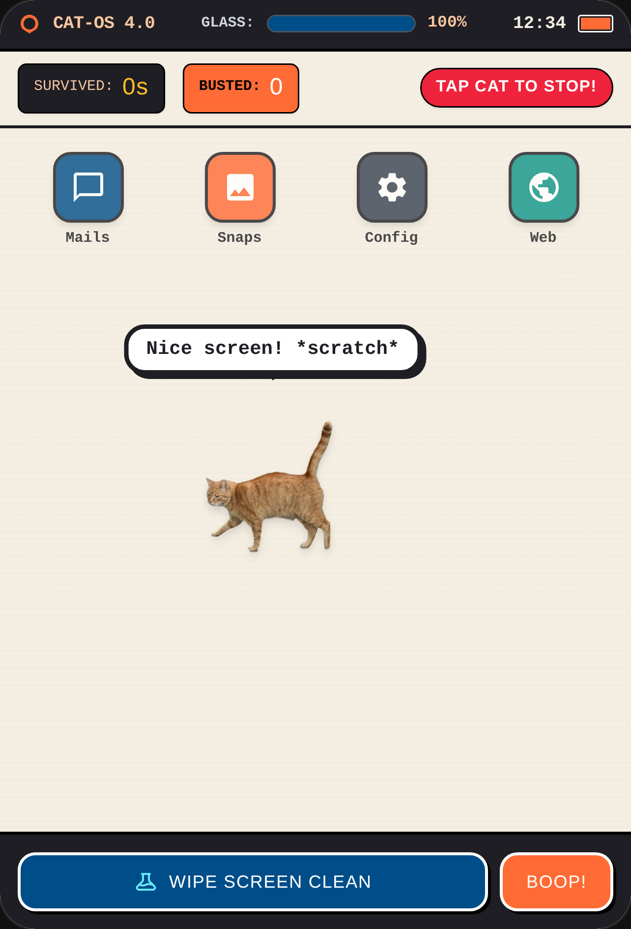 Fourth Wall Cat: Screen Vandal cover