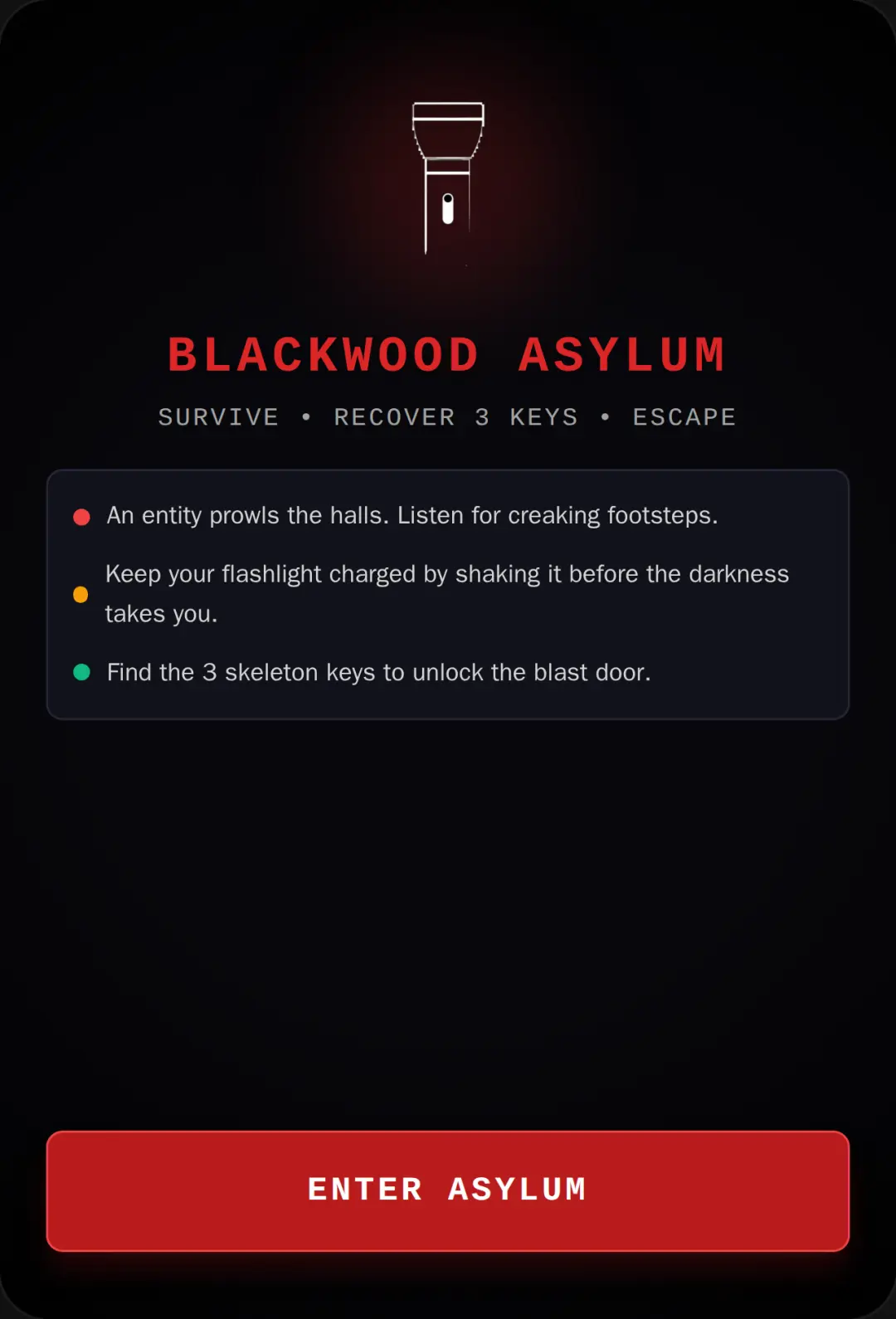 Blackwood Asylum - Horror Game cover
