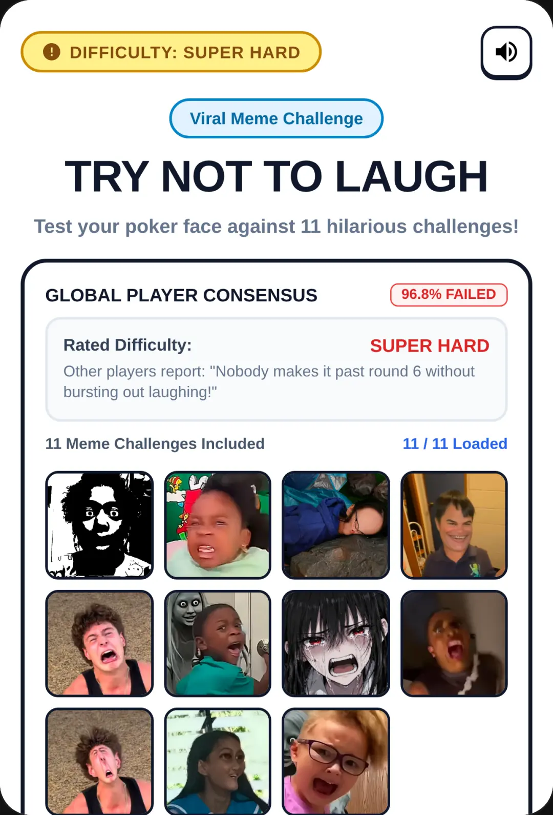 Try not to laugh cover