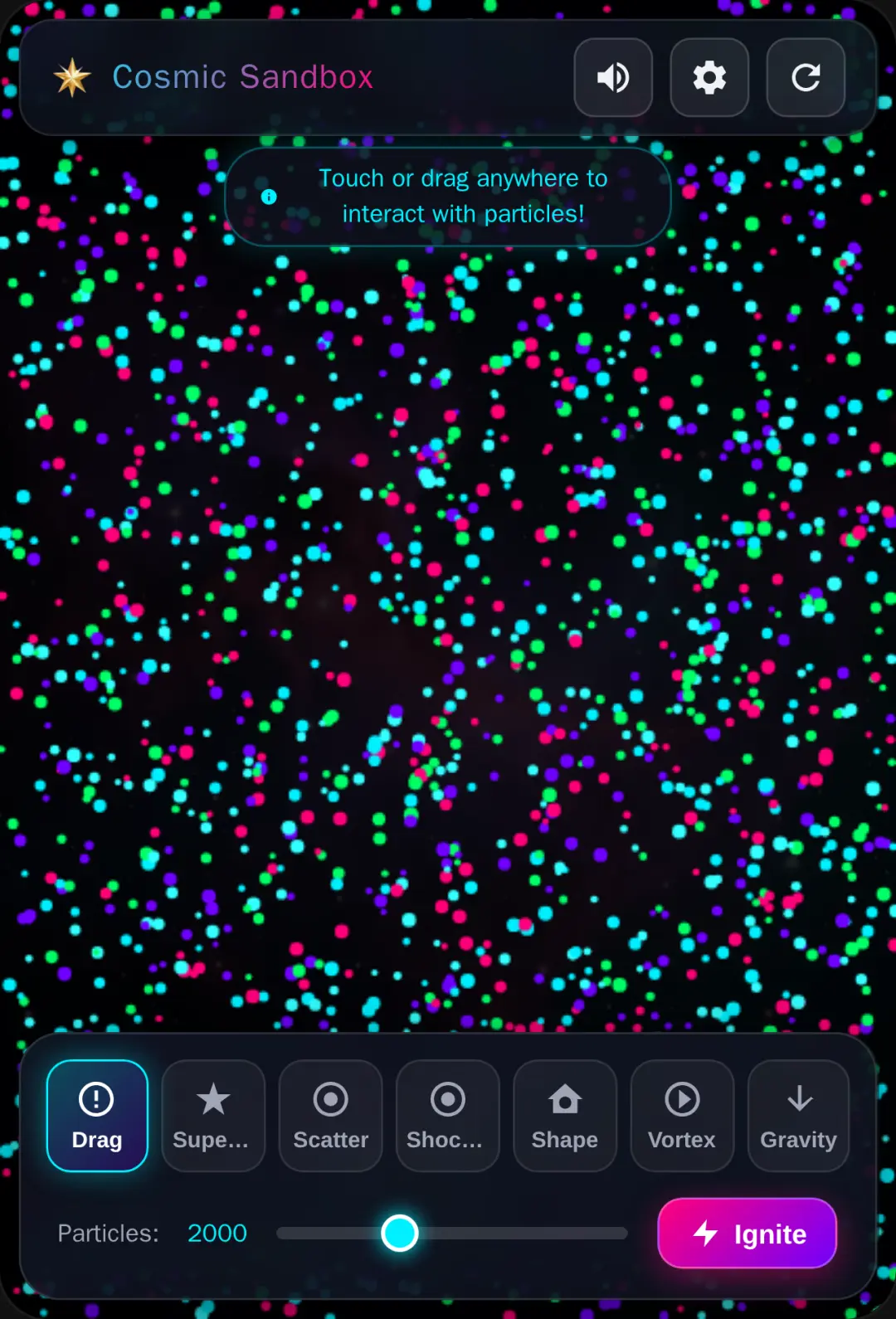 Cosmic Particle Sandbox cover