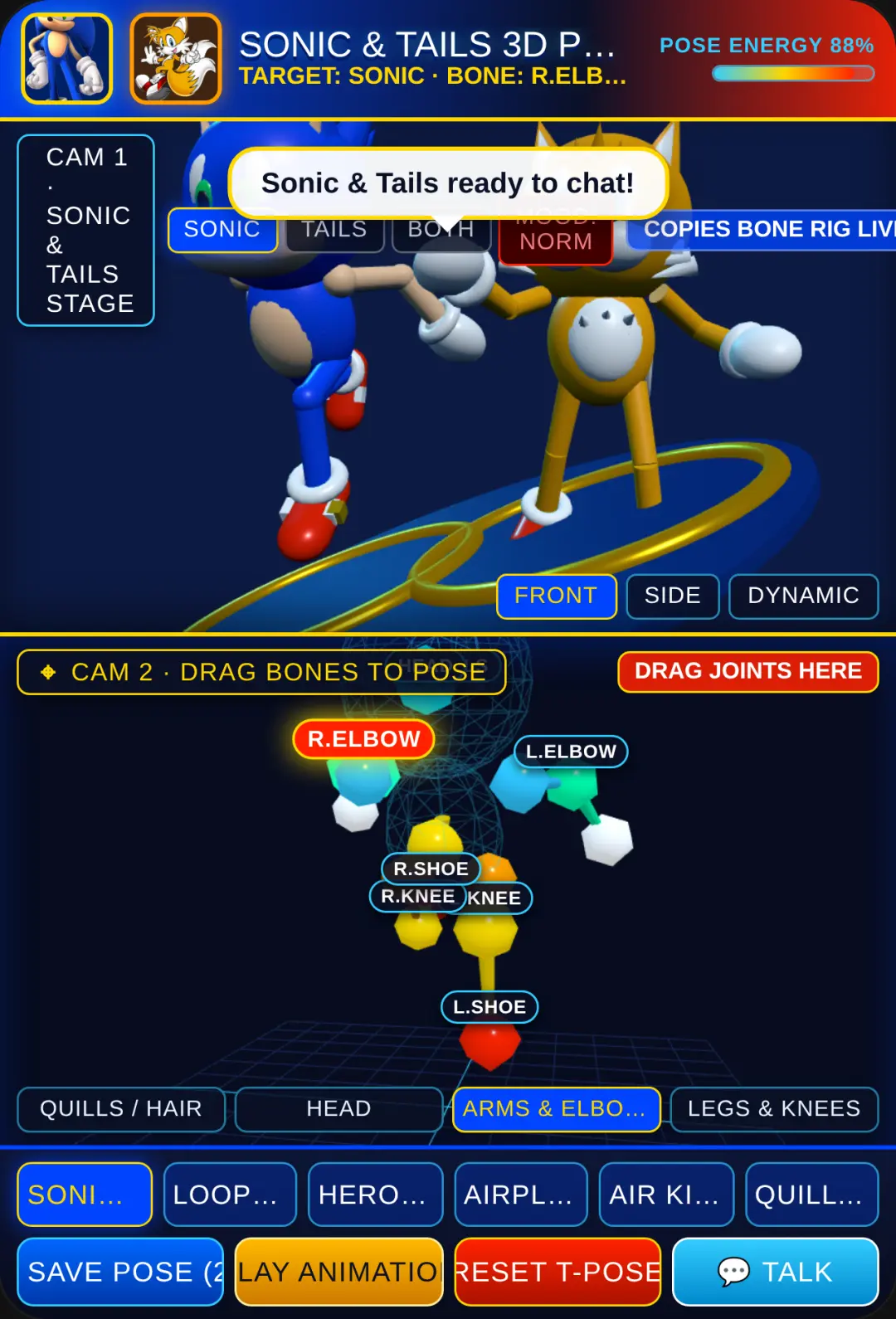 Sonic 3D Bone Poser cover