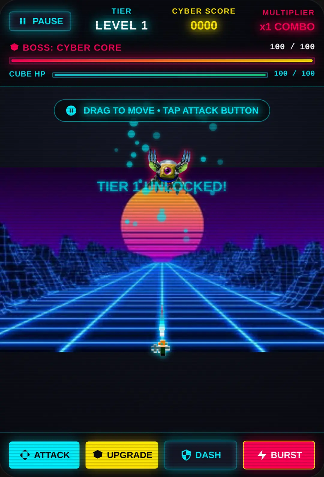 Neon Slash: Cube Bosses cover