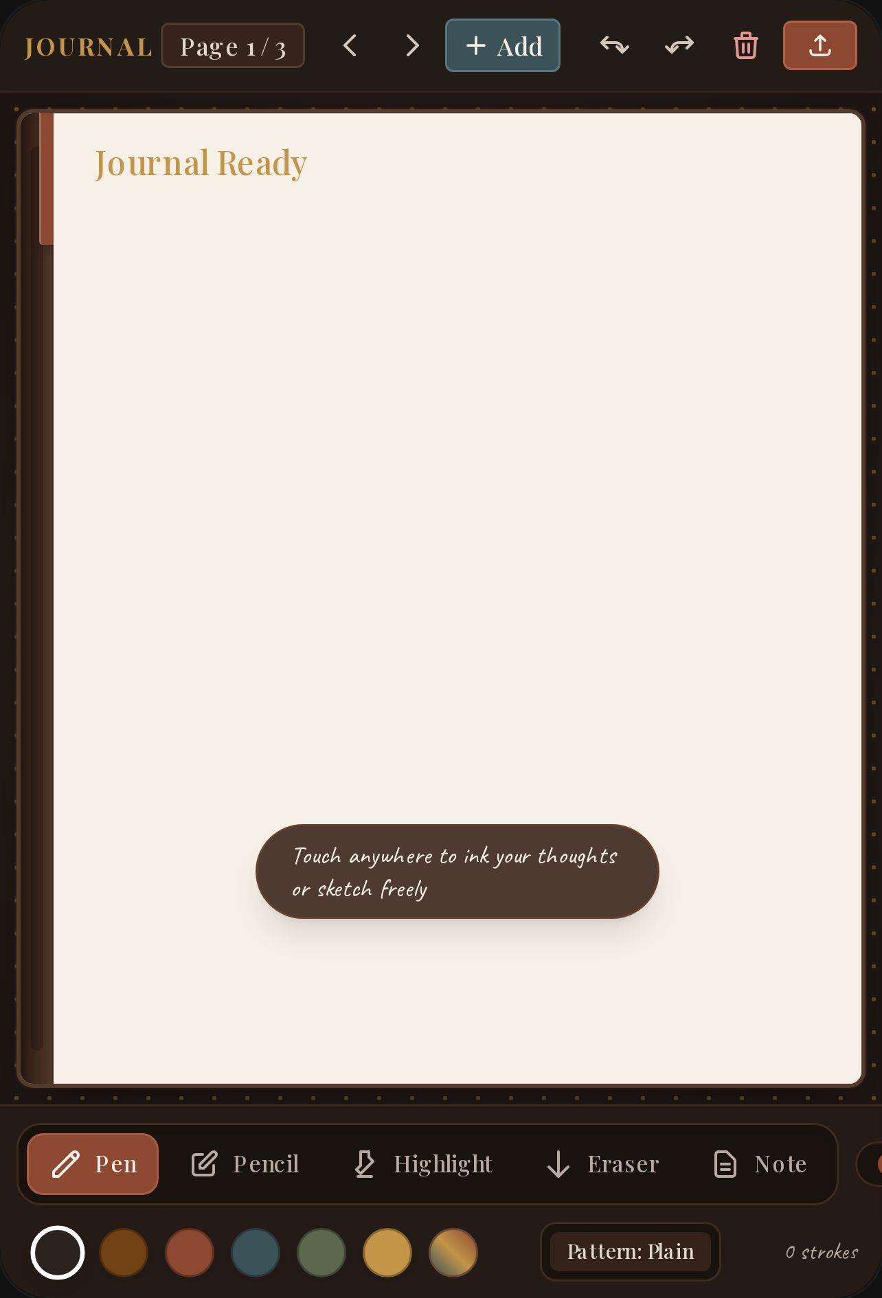 Artistic Journal for 미지 cover