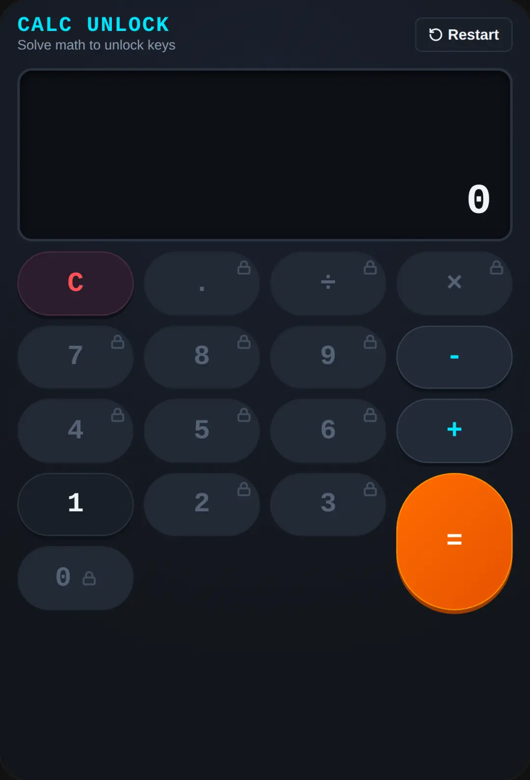 Calculator Unlock cover