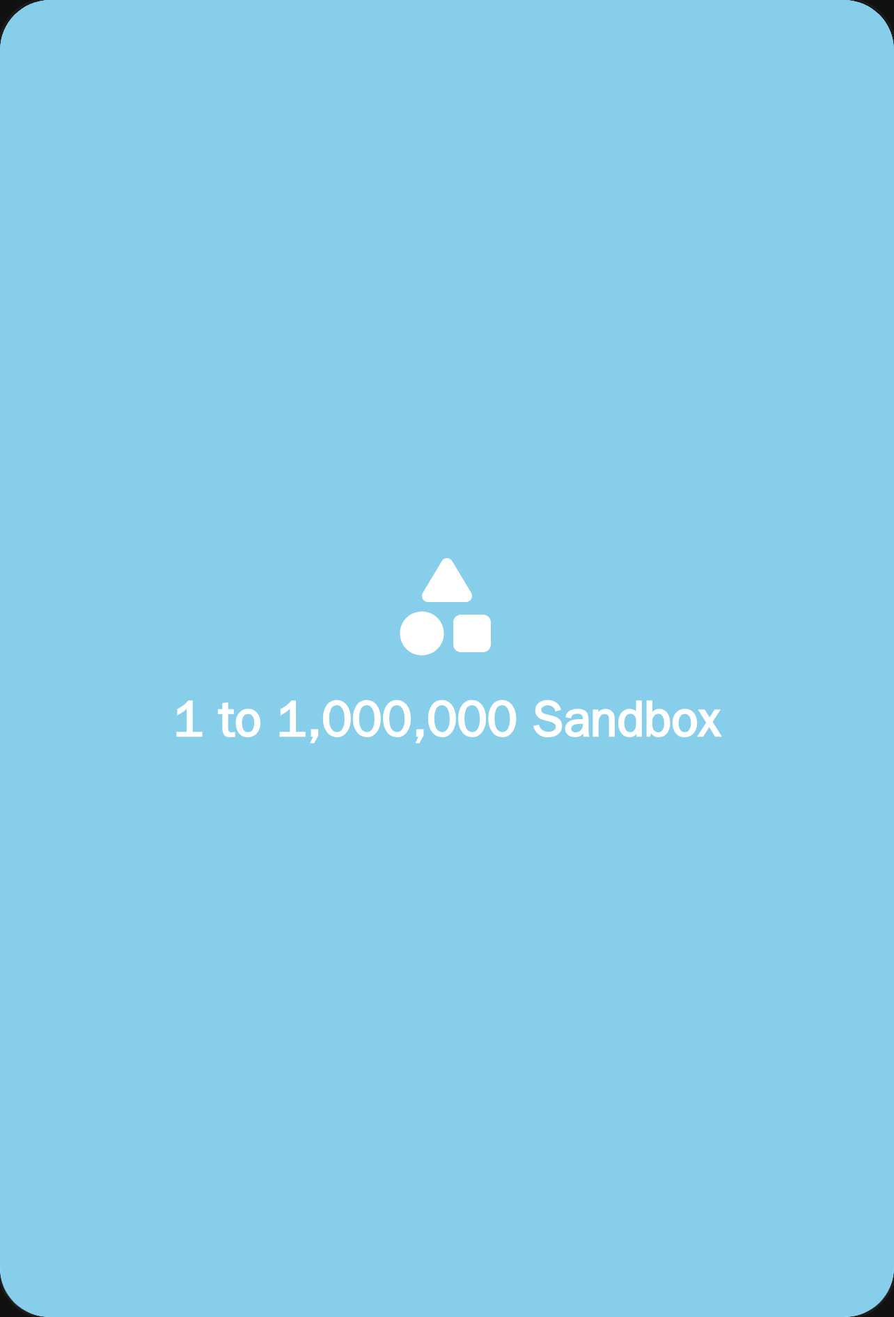 1 to 1,000,000 Number Sandbox cover