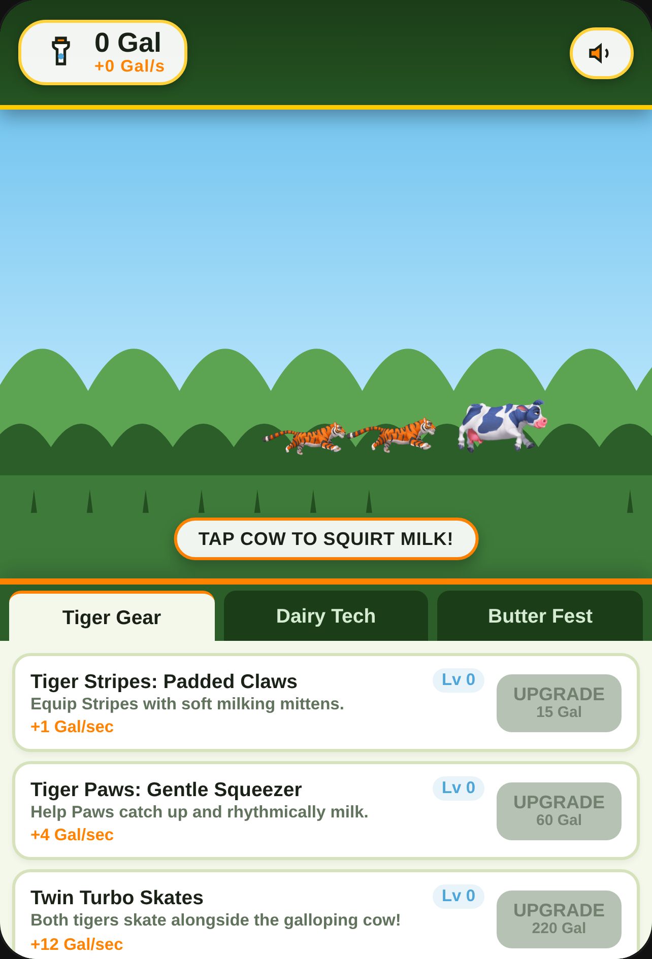 Tiger Dairy Chase: Cow Milker cover