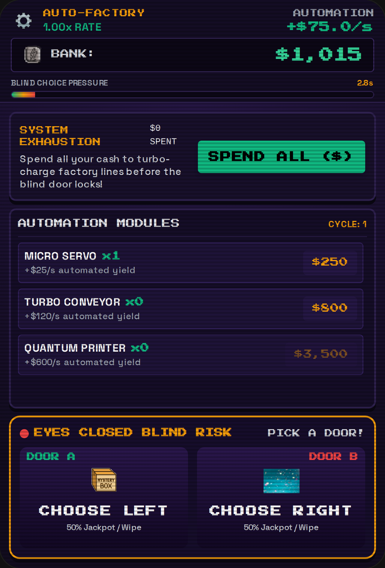 BLIND RUN: AUTOMATION CRISIS cover