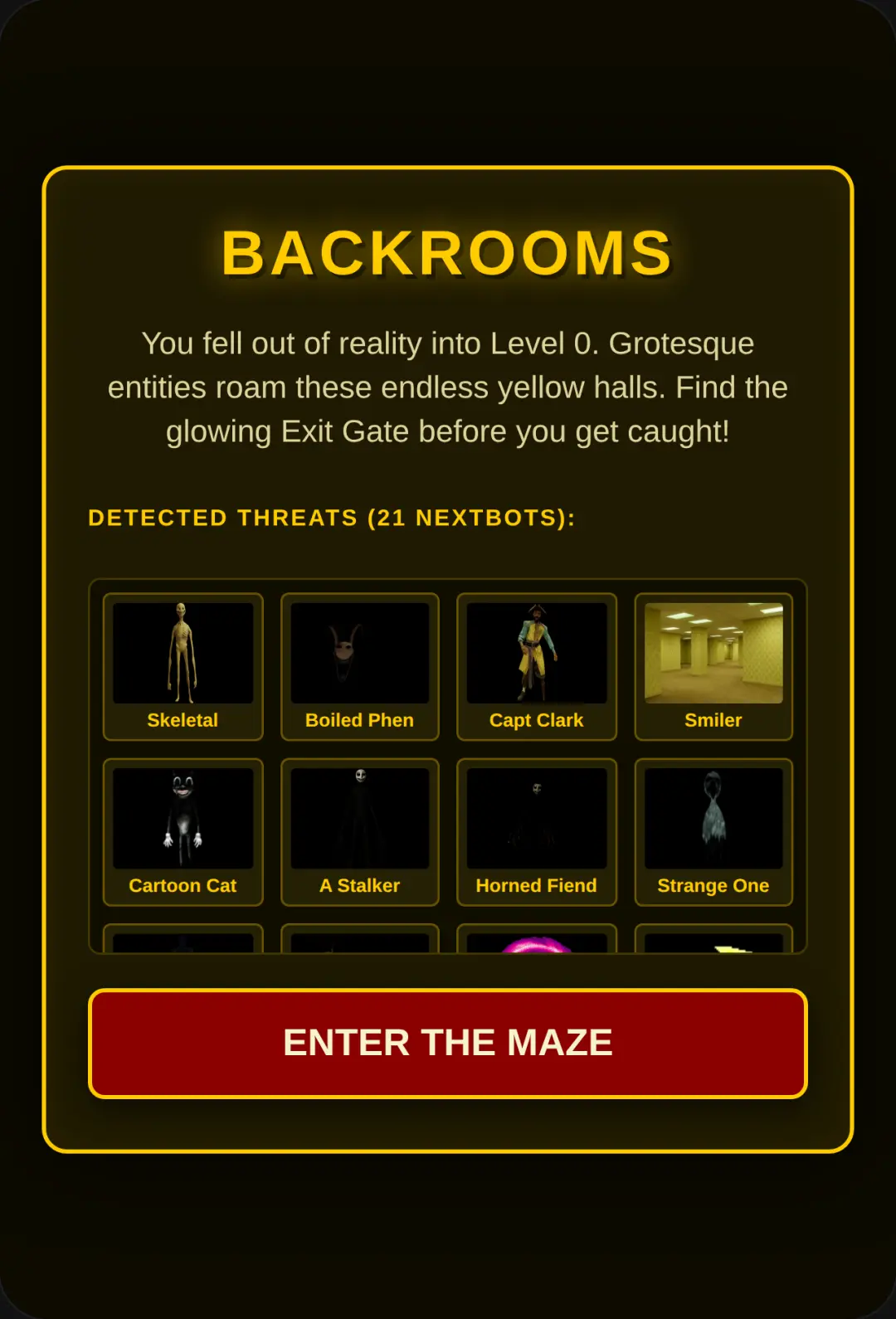 Backrooms: Nextbot Nightmare cover