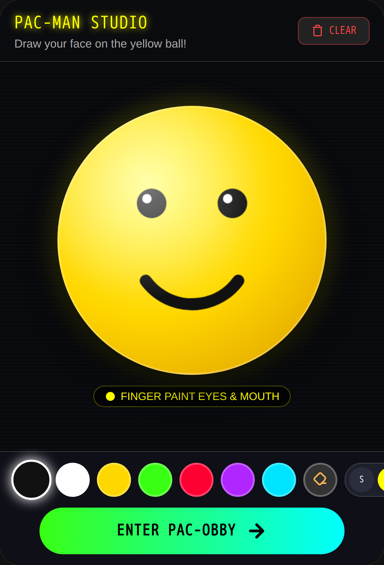Pac-Man Obby Face Painter cover