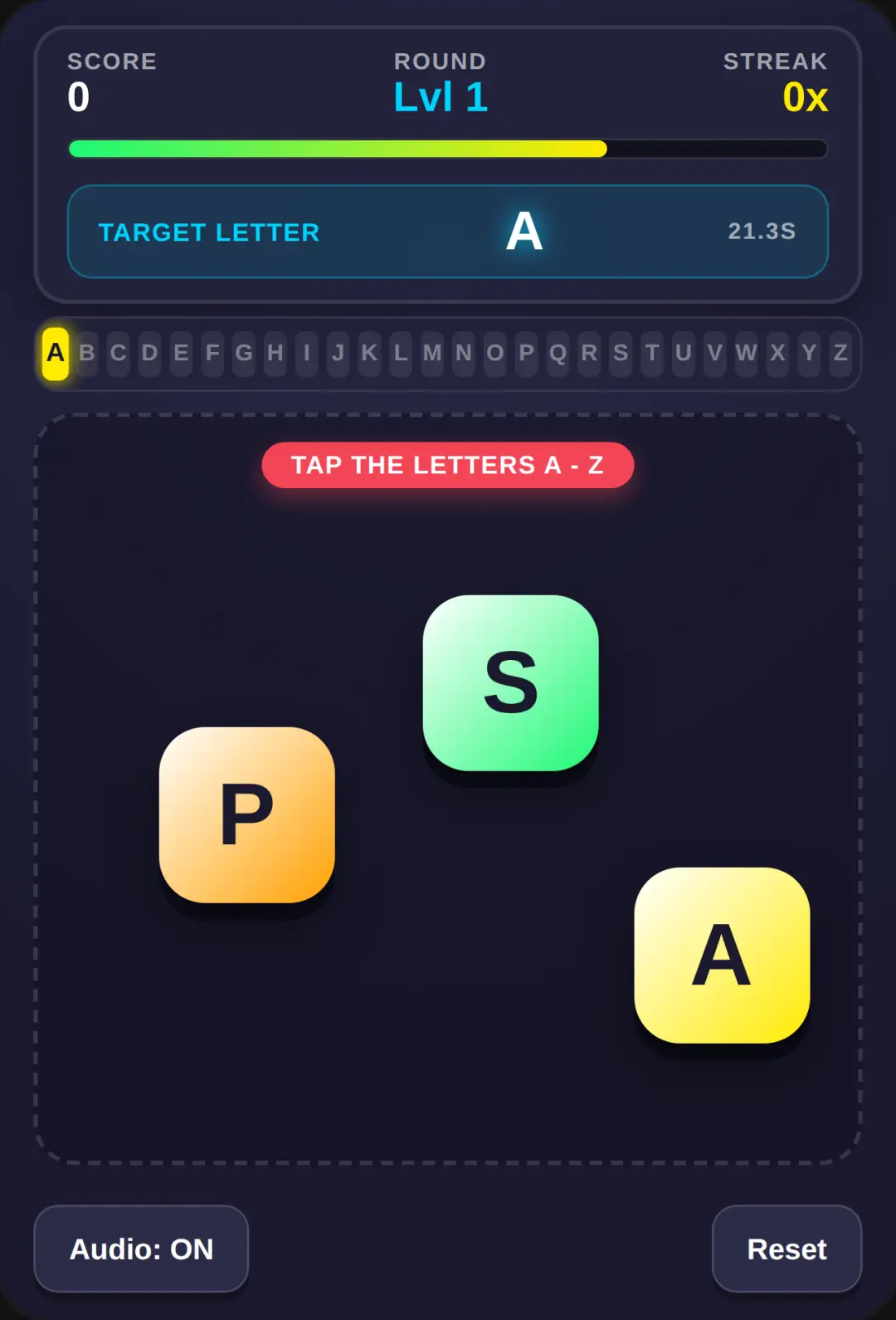 Alphabet Tap — Fast Speed cover