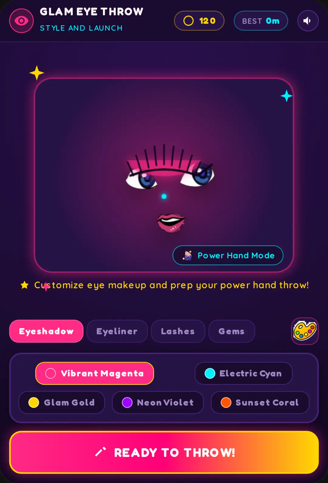 Glam Eye Launch: Hand Throw cover