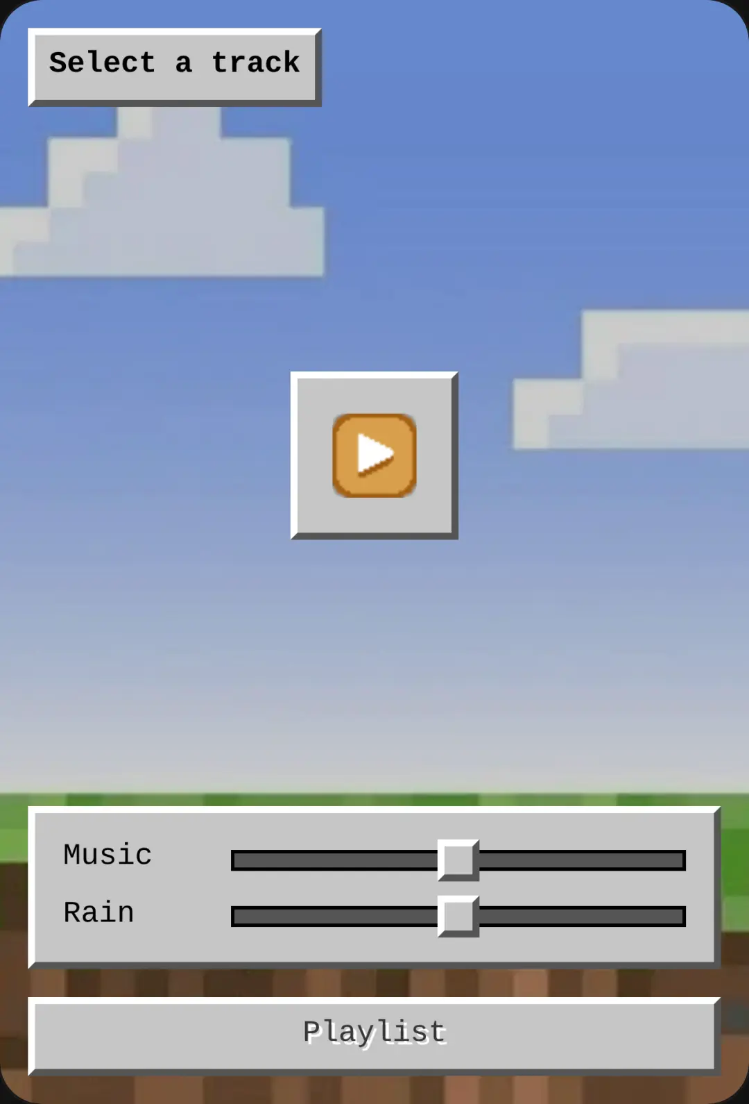 Minecraft Relaxing Rain cover