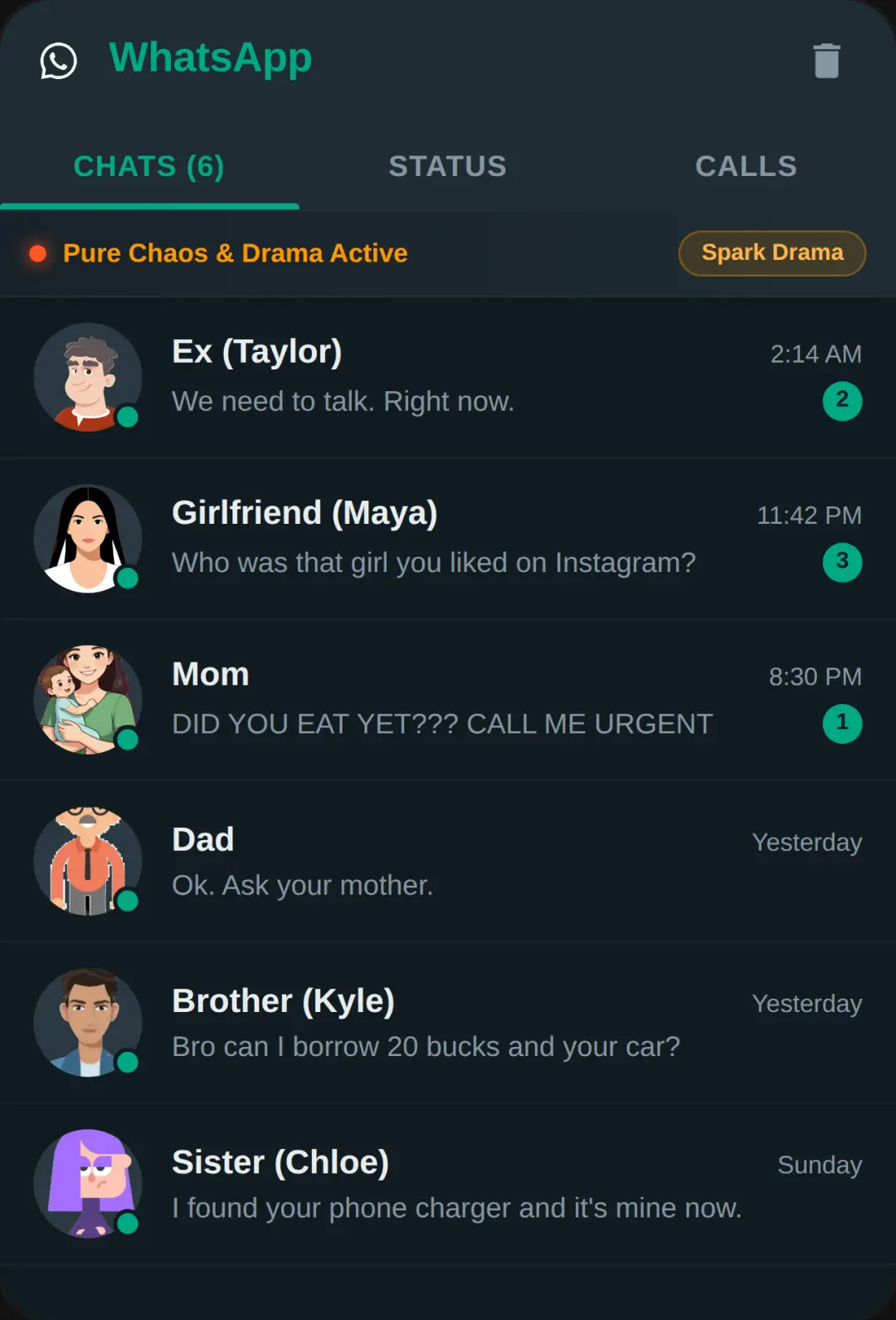 WhatsApp Drama Sandbox cover