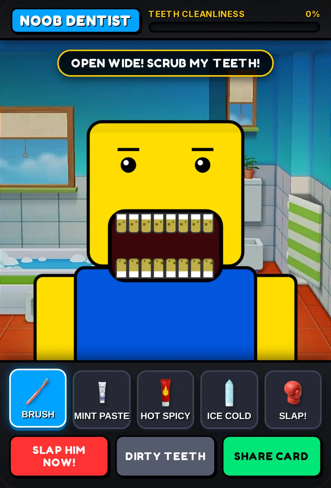 Roblox Noob Dentist & Slap