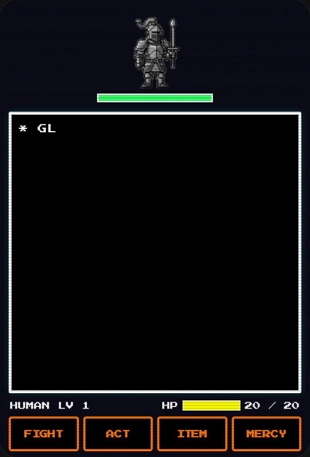 UNDERTALE: GLITCH KNIGHT cover