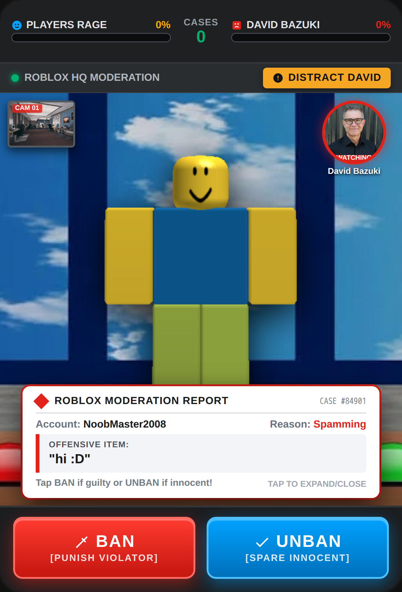Roblox ban simulator 2000 Original game on roblox! I hope you guys enjoy this game lowkey! cover
