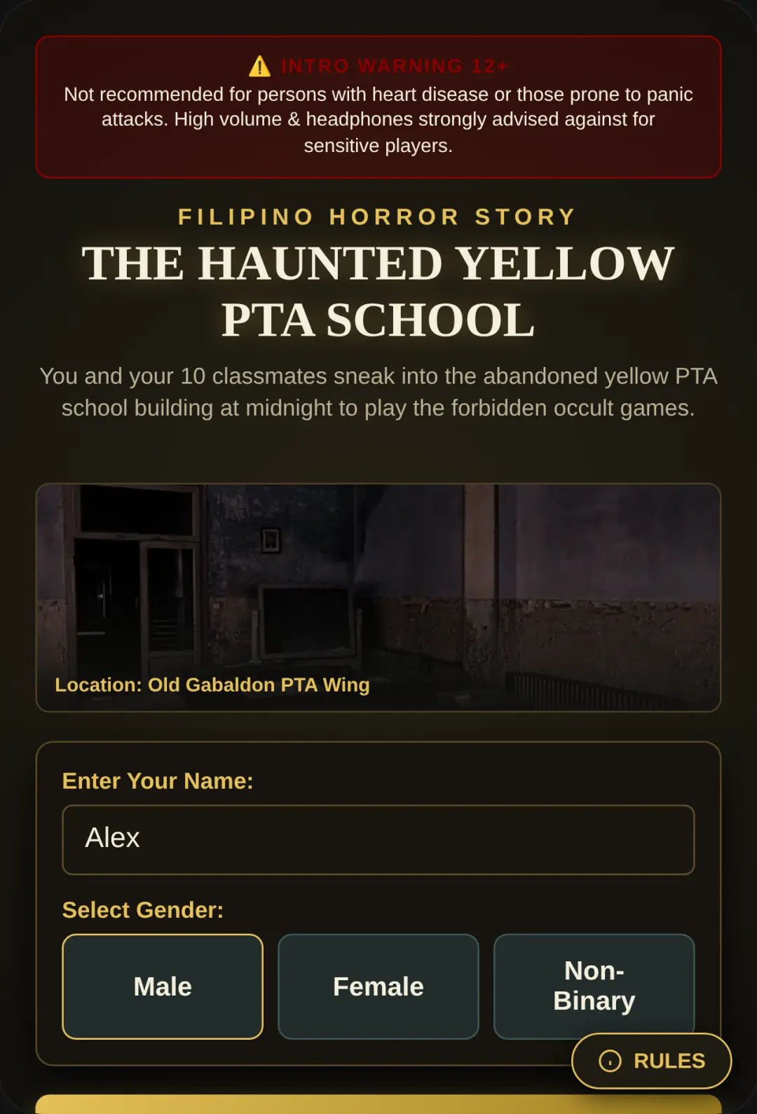 Haunted Yellow PTA School cover