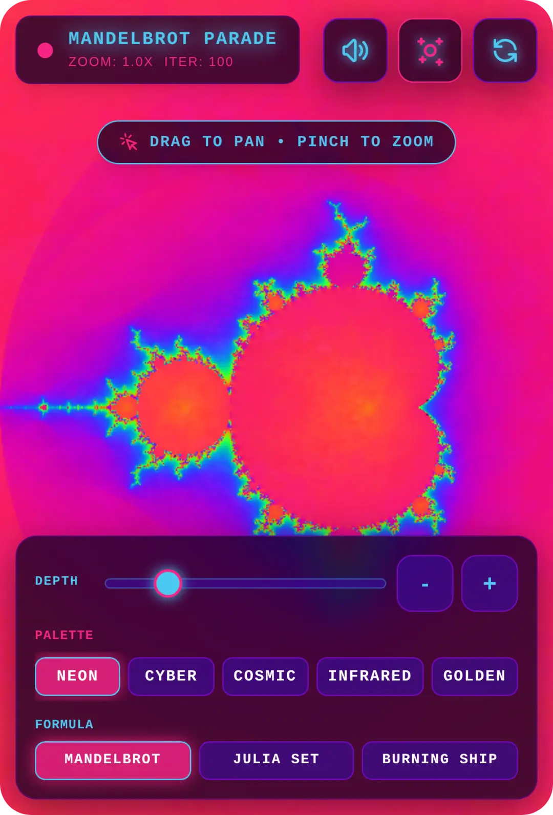 Mandelbrot Parade Fractal cover