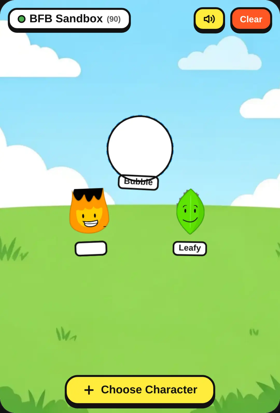 BFB Character Sandbox cover
