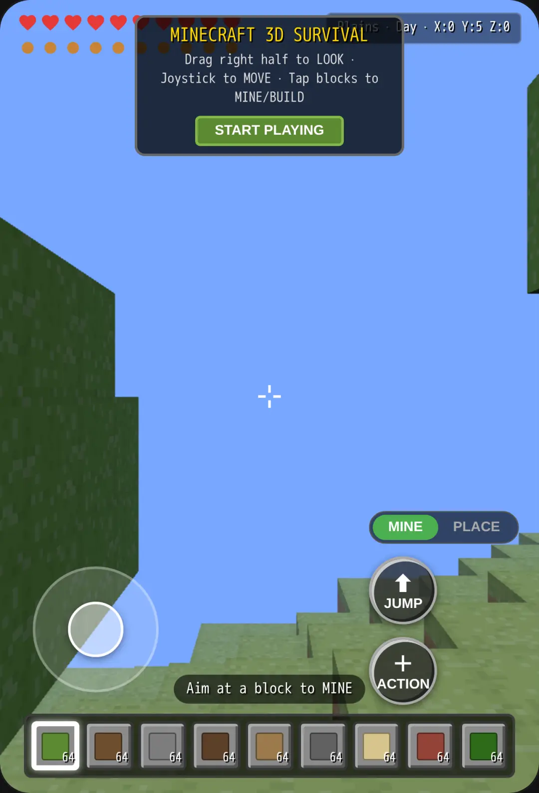 Minecraft 3D Web cover