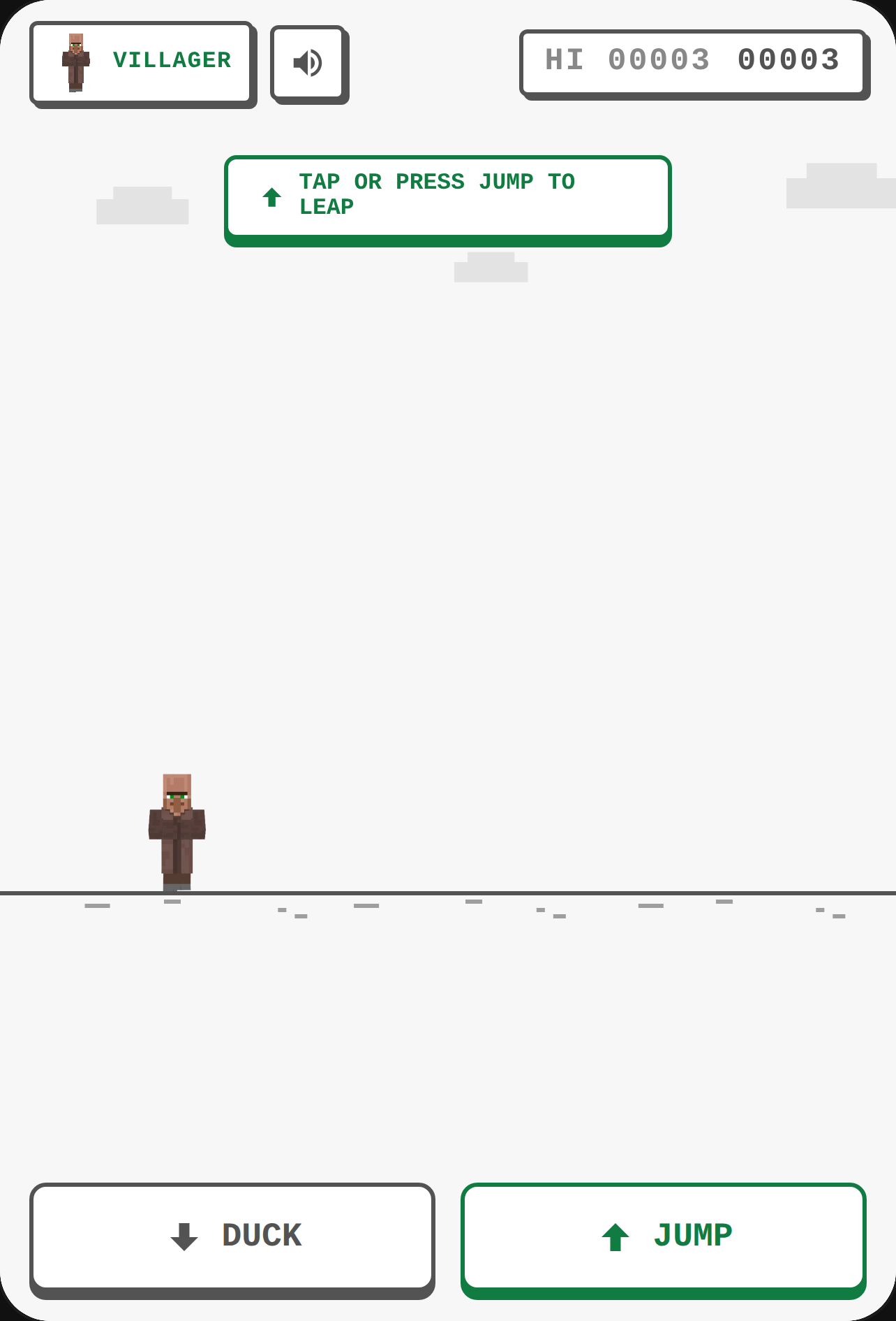 Villager Dino Runner cover