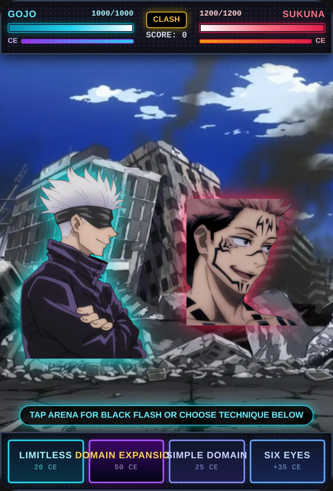Domain Clash: Gojo vs Sukuna cover