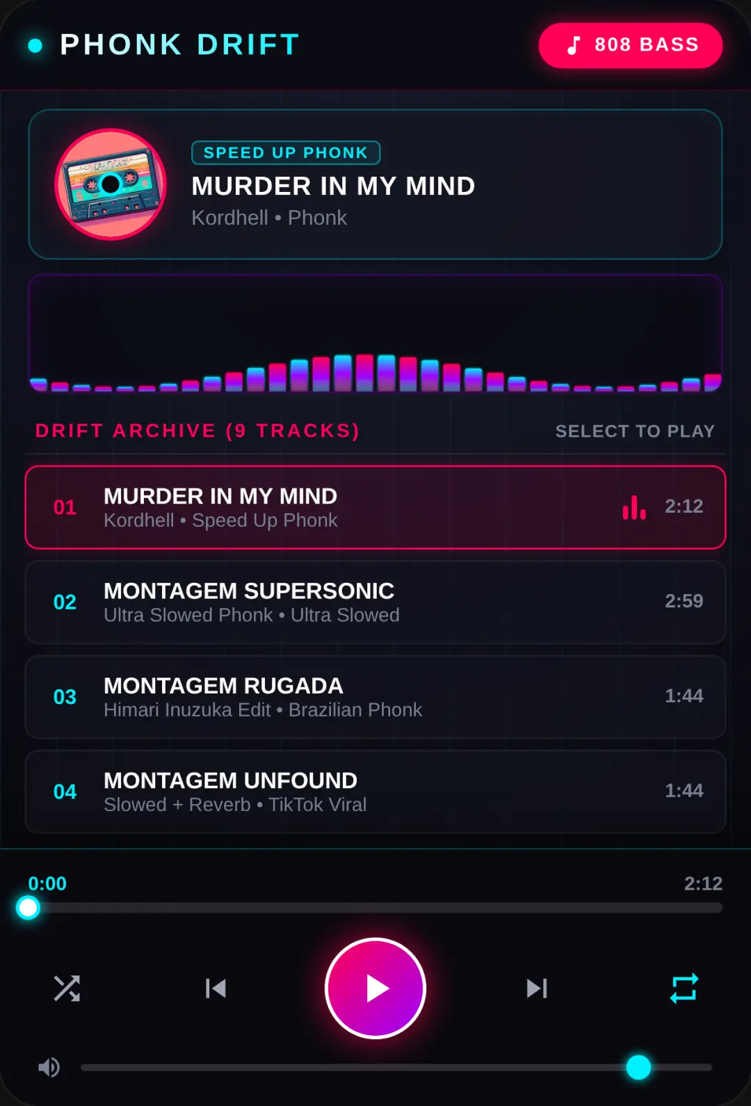 Phonk Drift Player cover