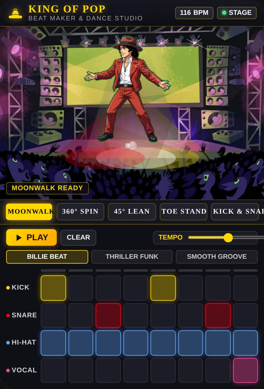 King of Pop — Beat & Dance Studio cover