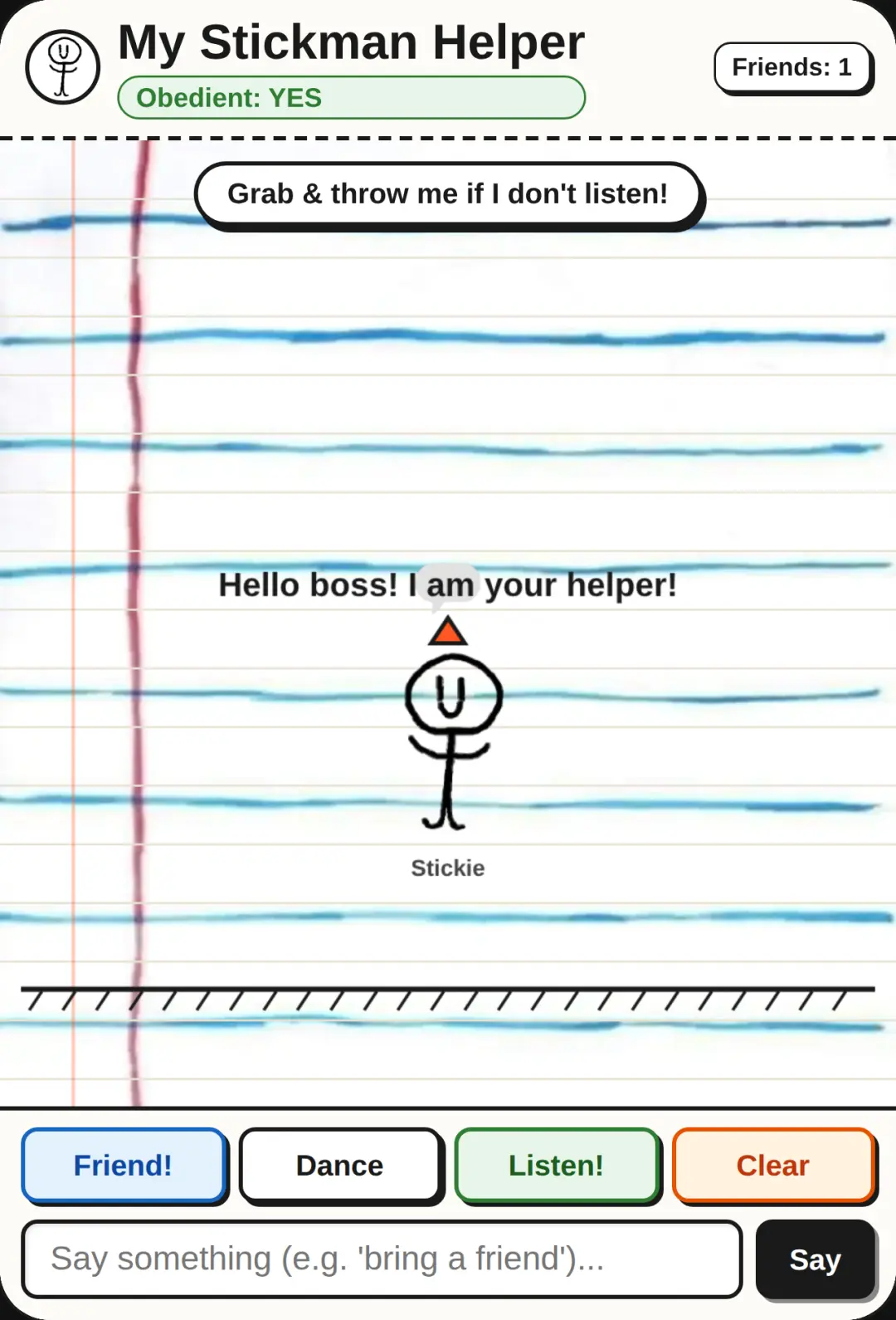 Stickman Helper Playground cover