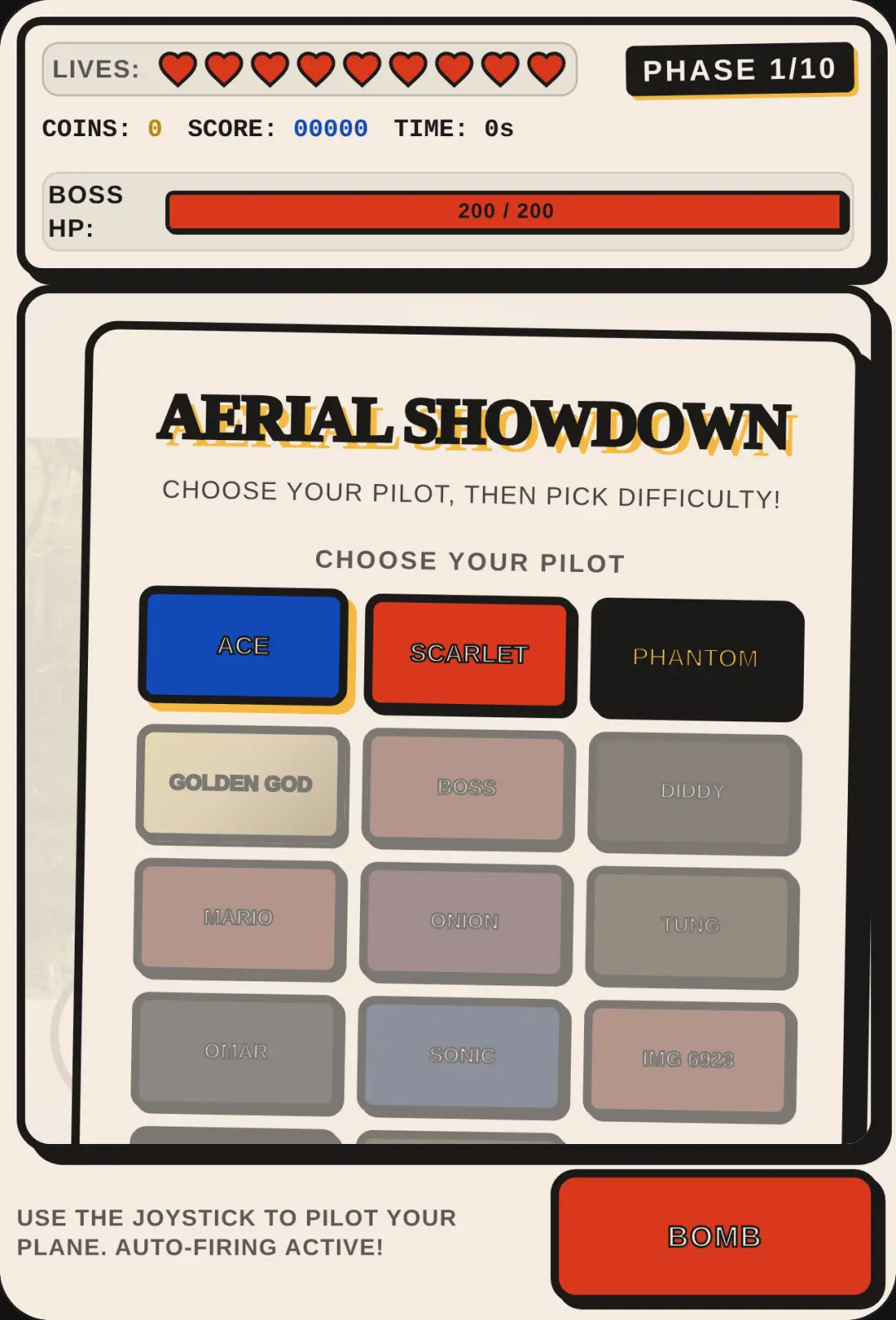 Vintage Boss Rush: Aerial Showdown cover