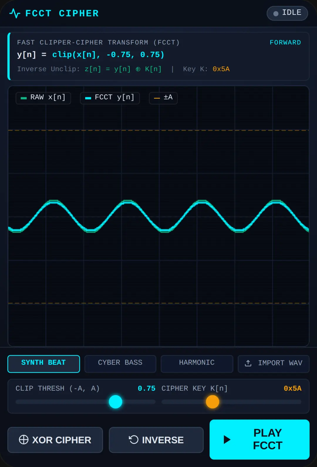 FCCT Audio Visualizer cover