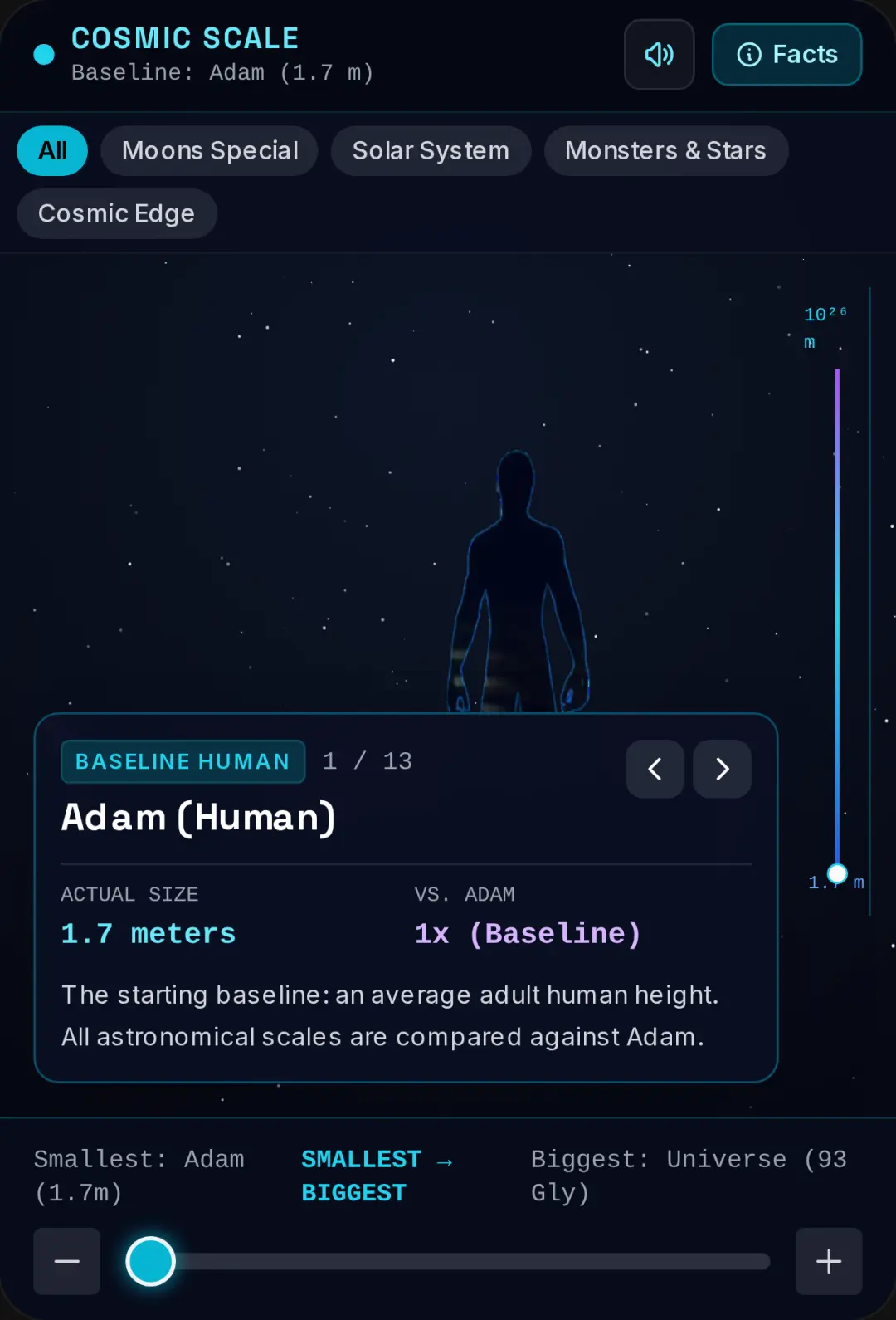Cosmic Scale: Adam to the Universe cover